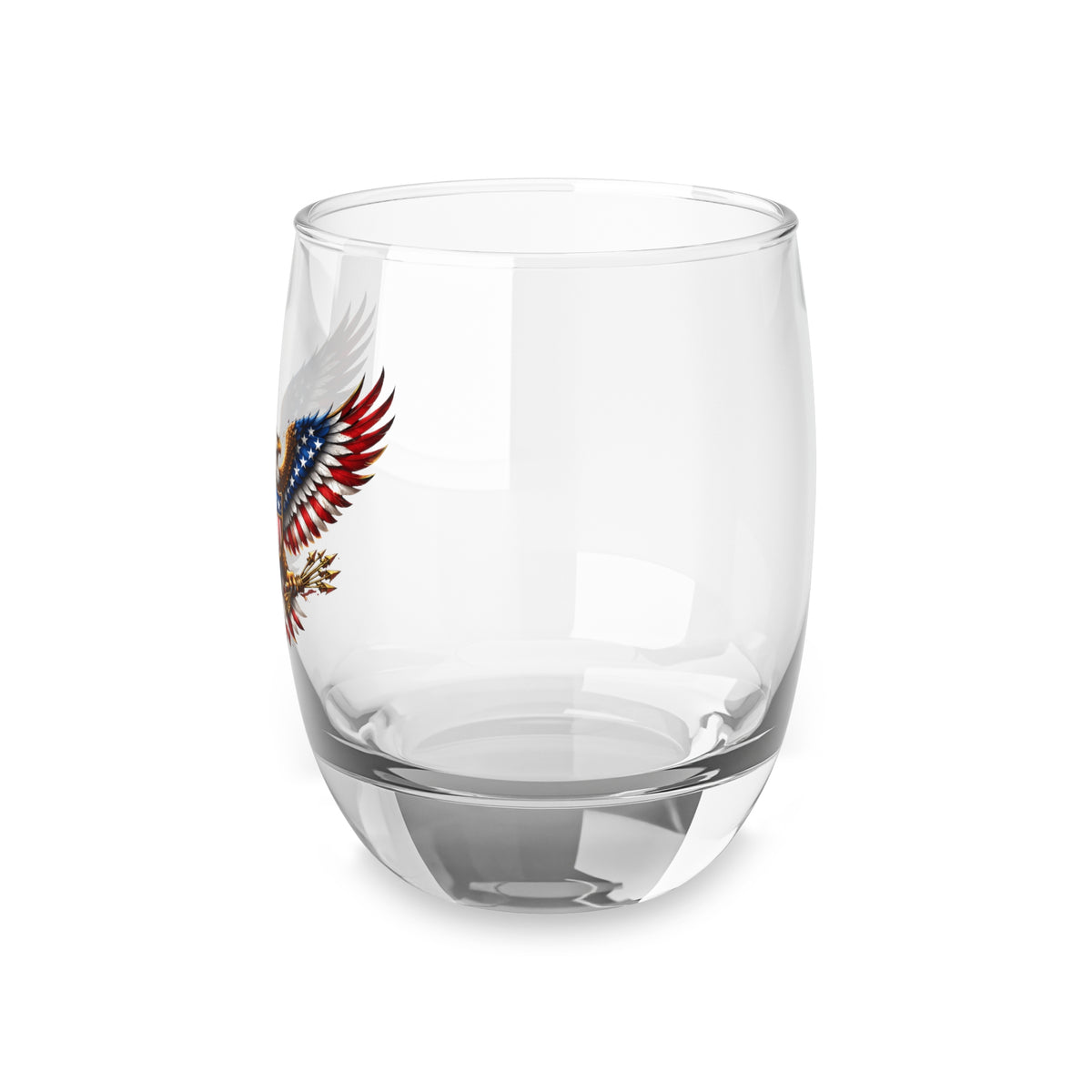 Whiskey Glass American Flas Eagle USA Patriotic