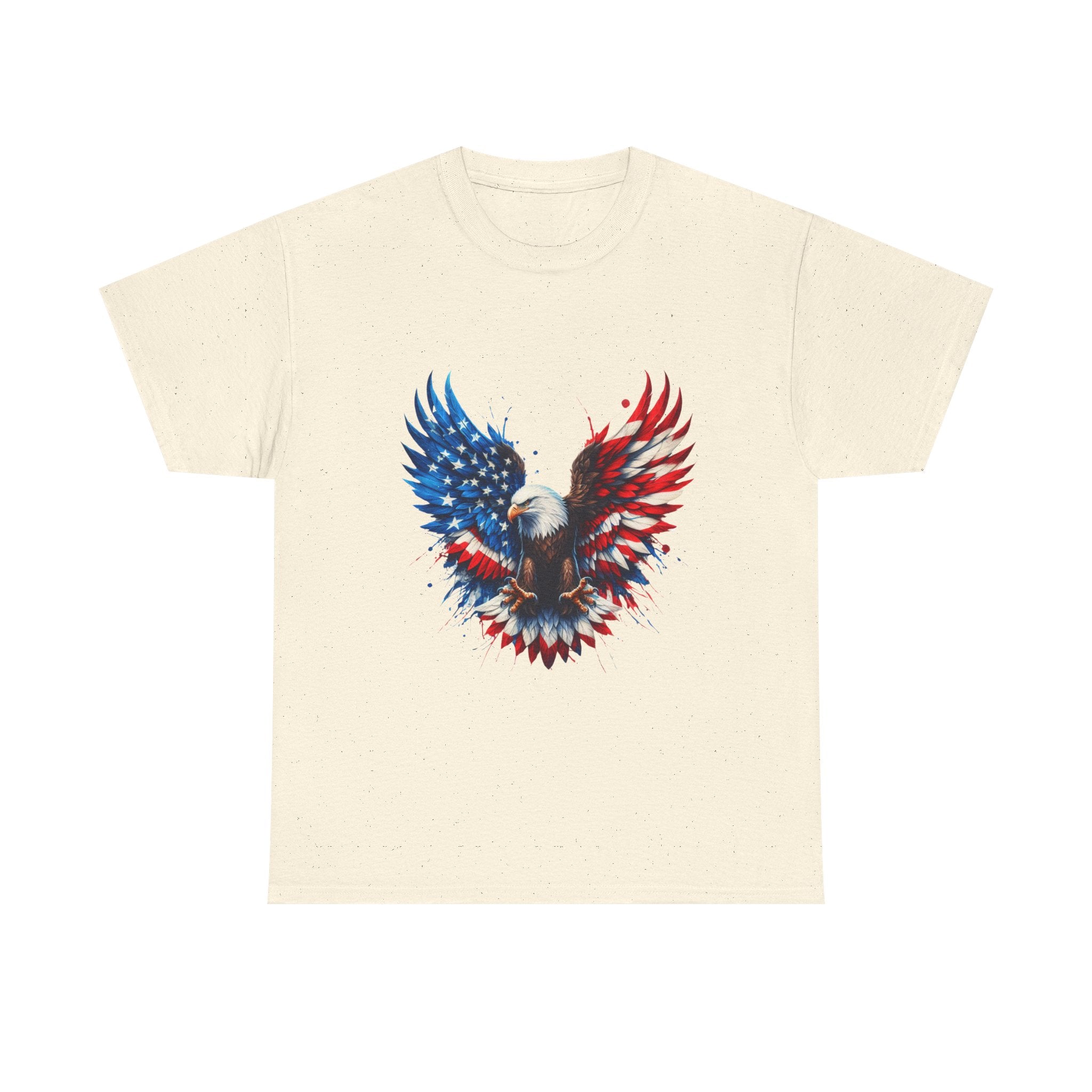 Patriotic Eagle T-Shirt — American Flag Bald Eagle Graphic Tee