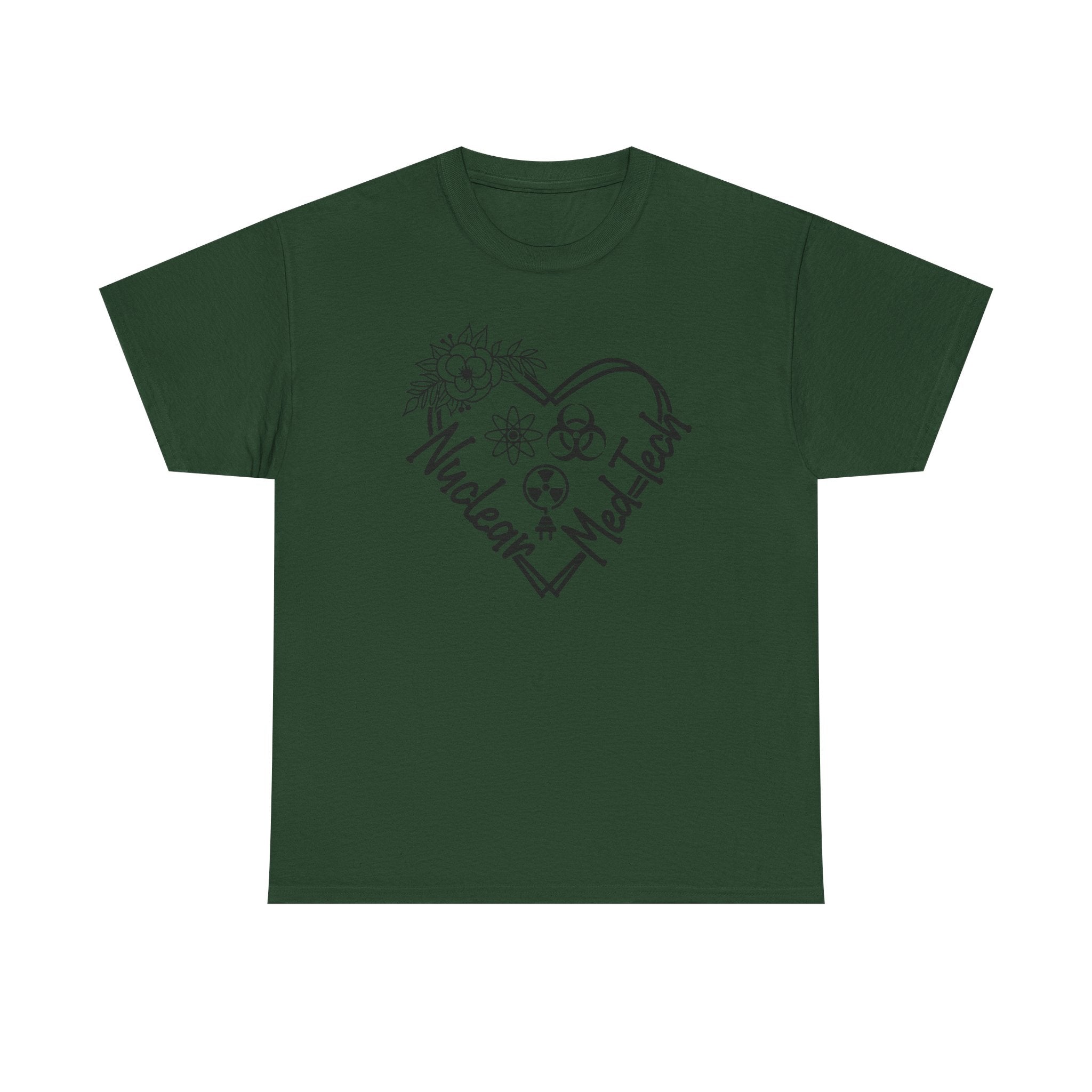 Nuclear MedTech Heart T-Shirt – Medical Tech Biohazard Pulse Graphic Tee