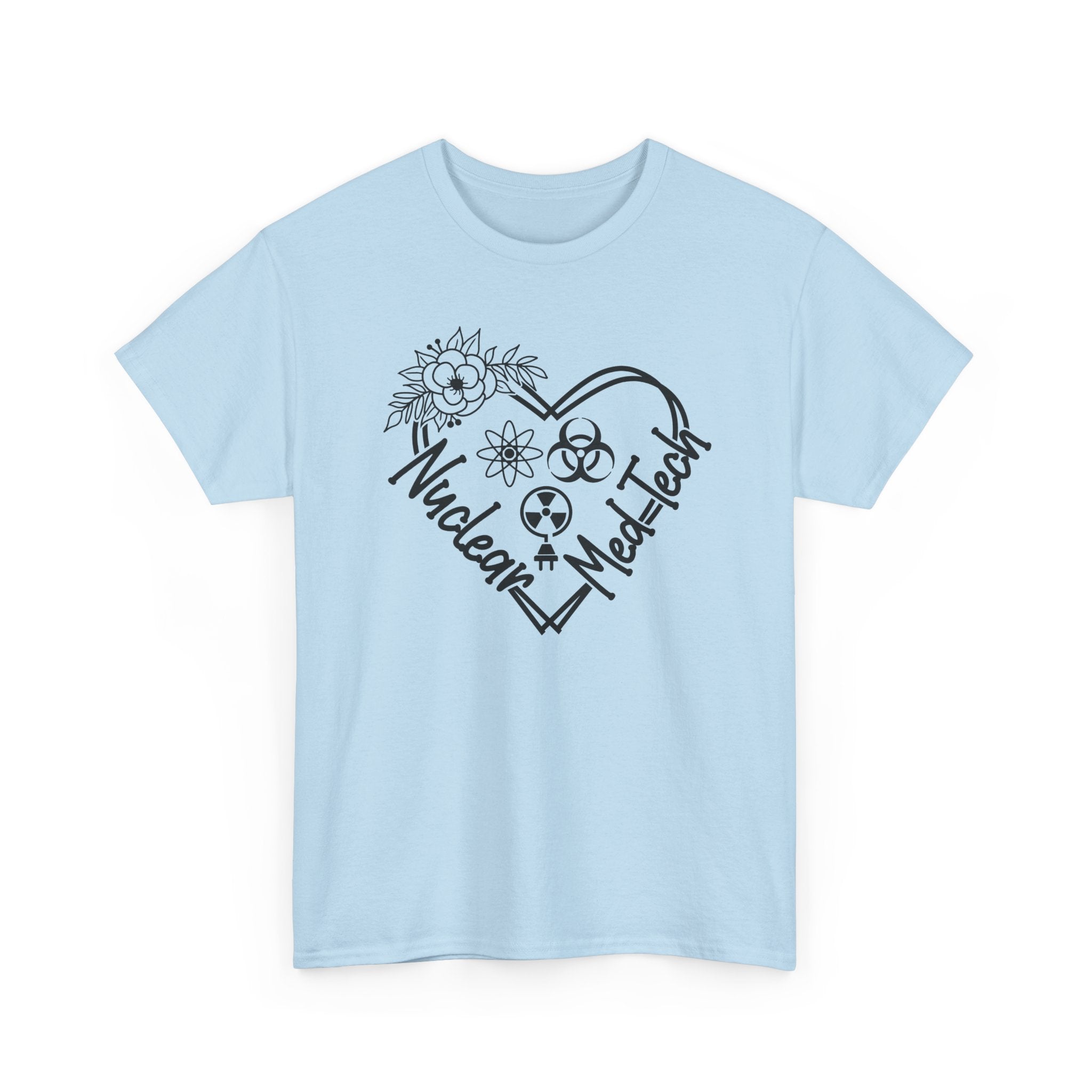 Nuclear MedTech Heart T-Shirt – Medical Tech Biohazard Pulse Graphic Tee