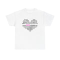 Nurse Words Heart T‑Shirt — Inspirational Healthcare Appreciation Tee