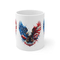 Patriotic Eagle Mug — American Flag Wings 11oz Coffee Cup