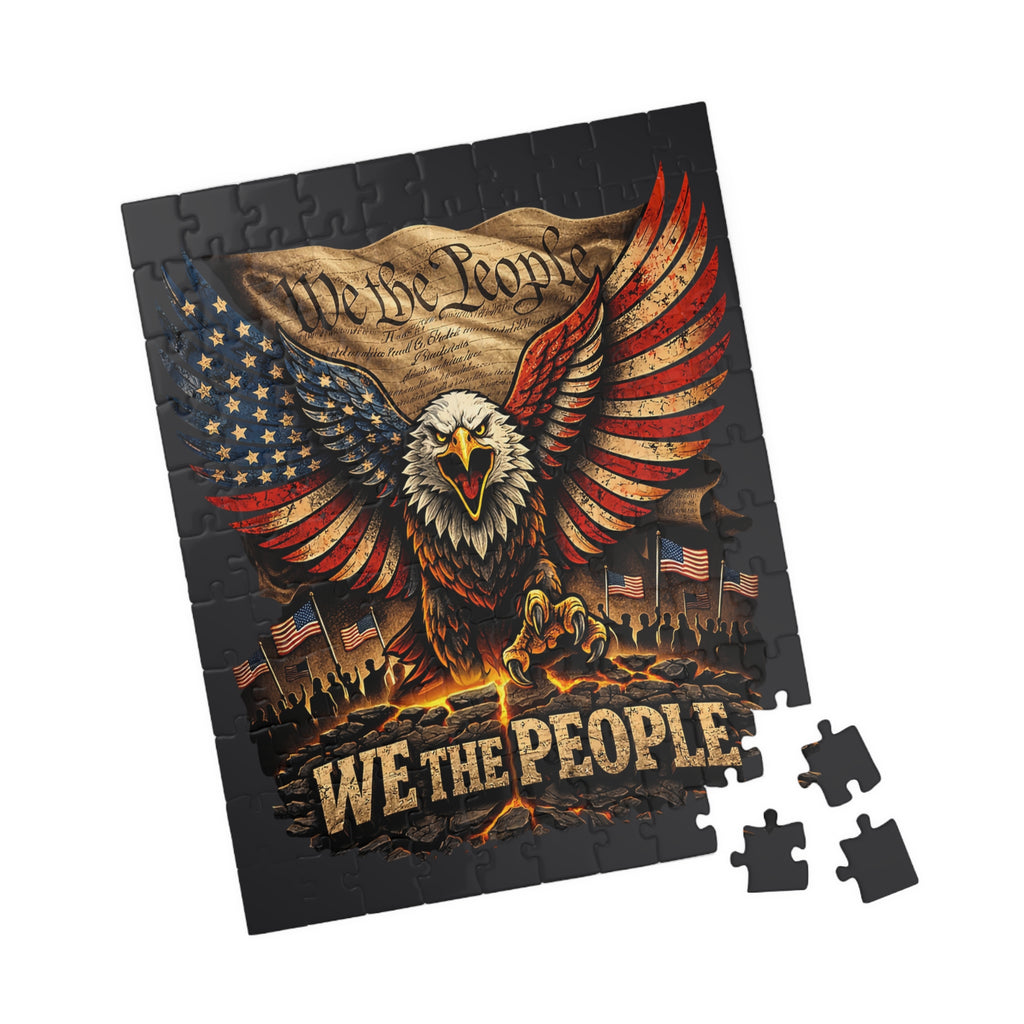Patriotic Eagle 'We The People' Jigsaw Puzzle — American Flag Puzzle (110–1014 pcs)