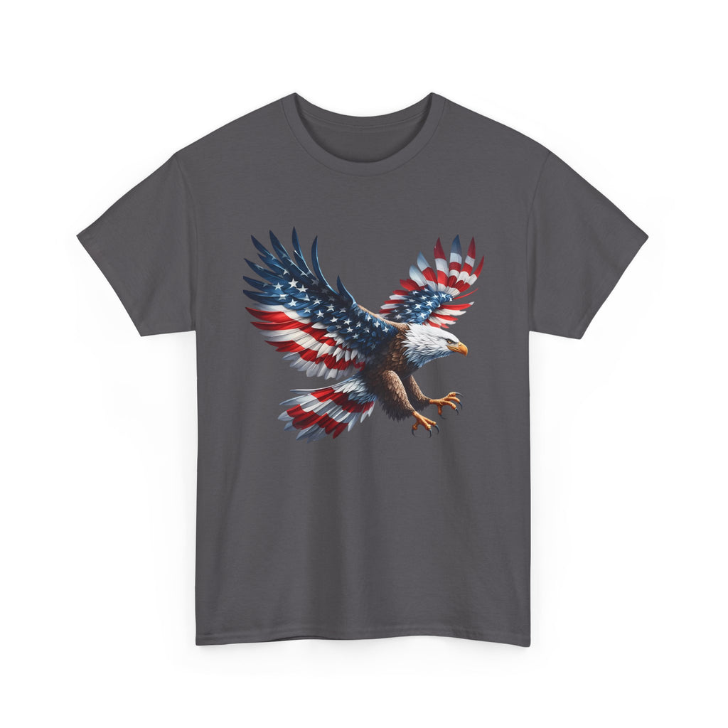 Eagle Flag T-Shirt — Patriotic Bald Eagle Graphic Tee