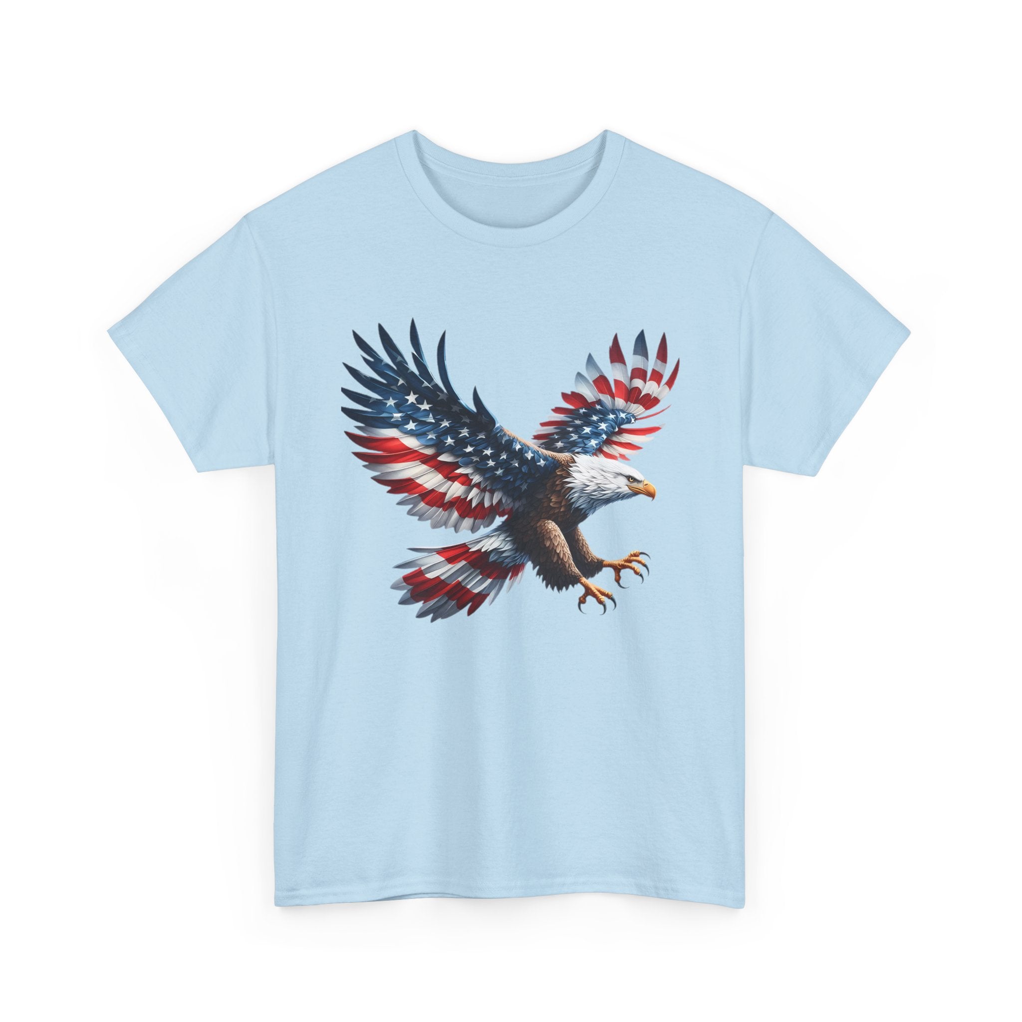 Eagle Flag T-Shirt — Patriotic Bald Eagle Graphic Tee