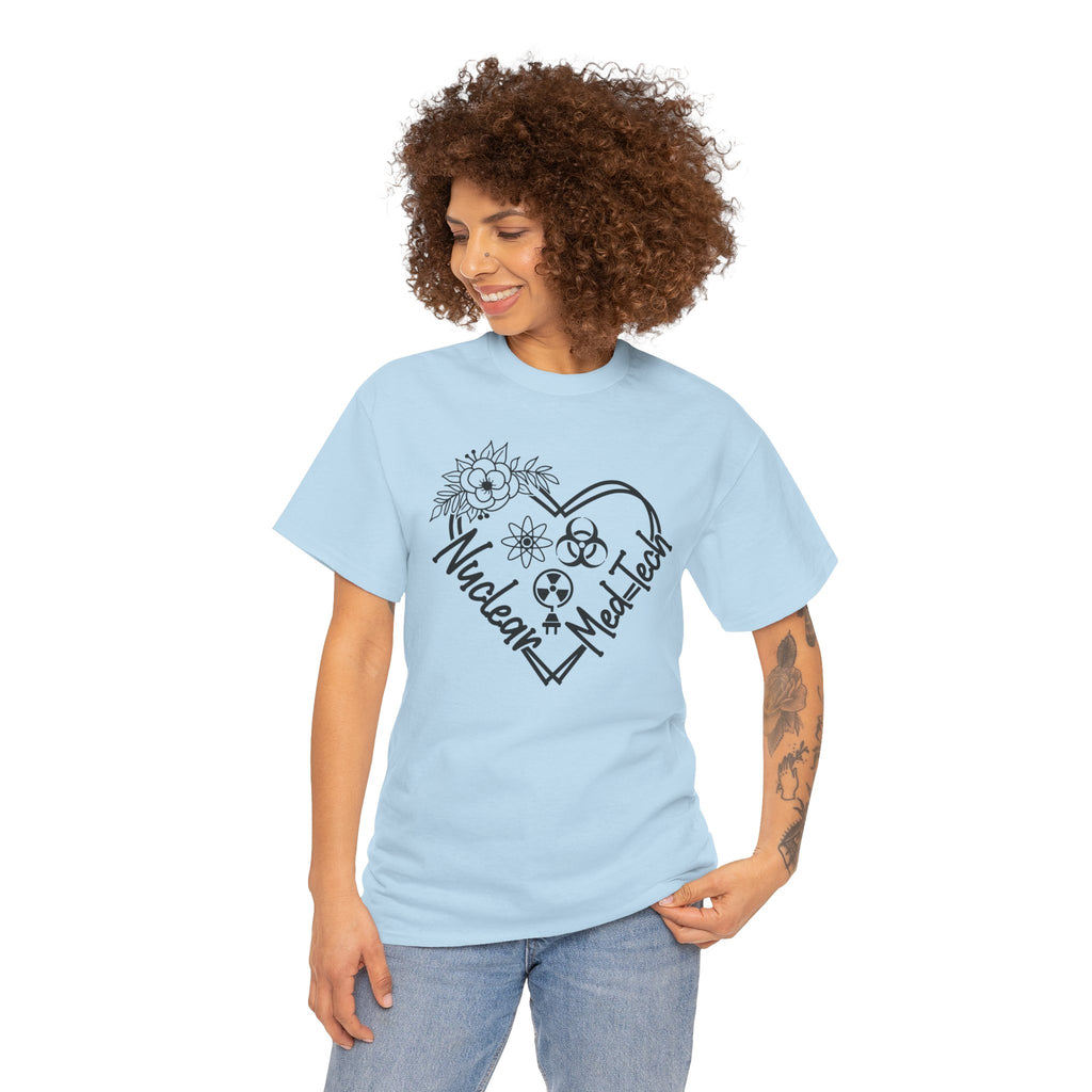 Nuclear MedTech Heart T-Shirt – Medical Tech Biohazard Pulse Graphic Tee