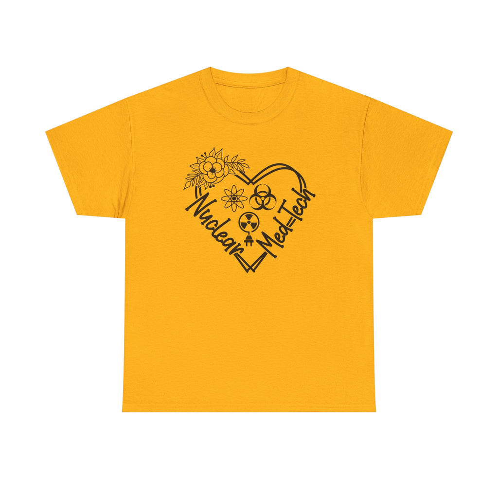 Nuclear MedTech Heart T-Shirt – Medical Tech Biohazard Pulse Graphic Tee