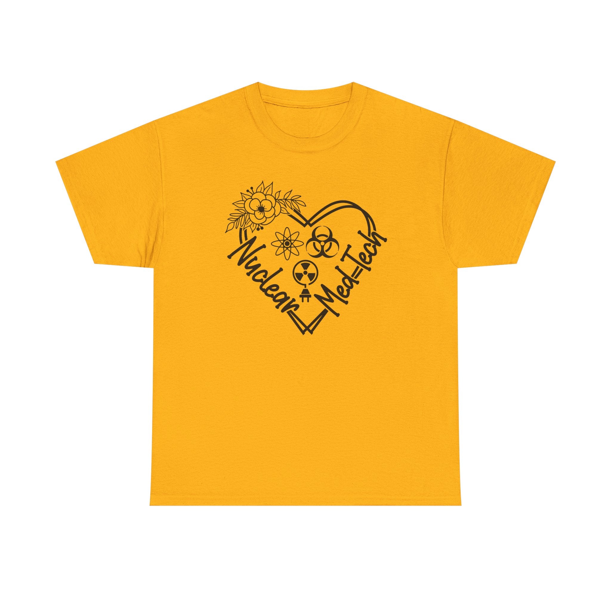 Nuclear MedTech Heart T-Shirt – Medical Tech Biohazard Pulse Graphic Tee