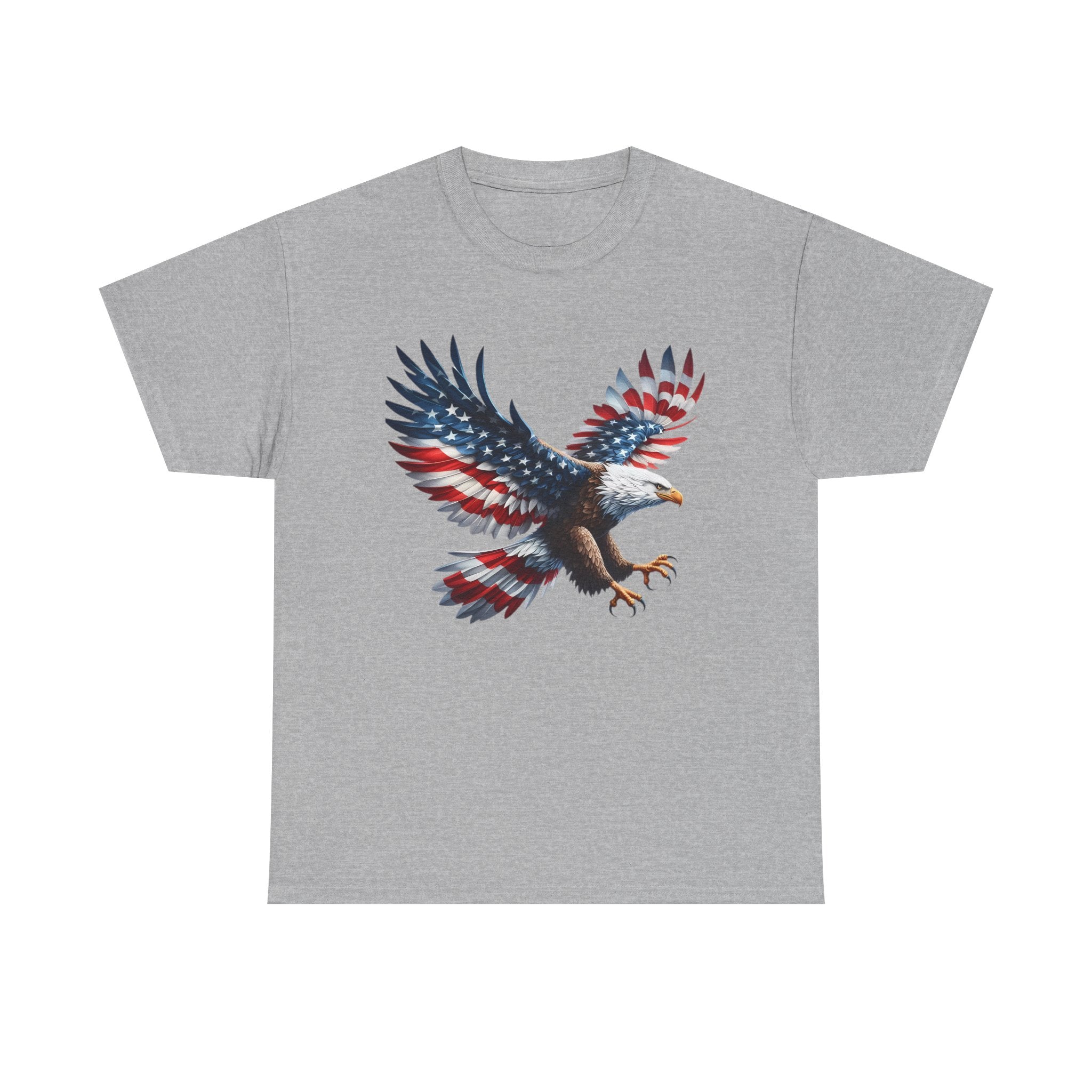 Eagle Flag T-Shirt — Patriotic Bald Eagle Graphic Tee