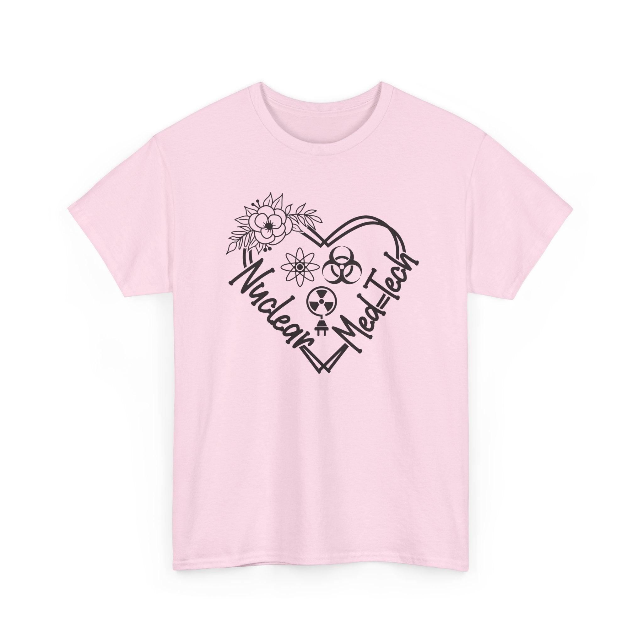 Nuclear MedTech Heart T-Shirt – Medical Tech Biohazard Pulse Graphic Tee