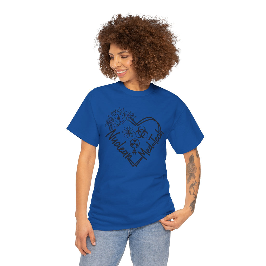 Nuclear MedTech Heart T-Shirt – Medical Tech Biohazard Pulse Graphic Tee