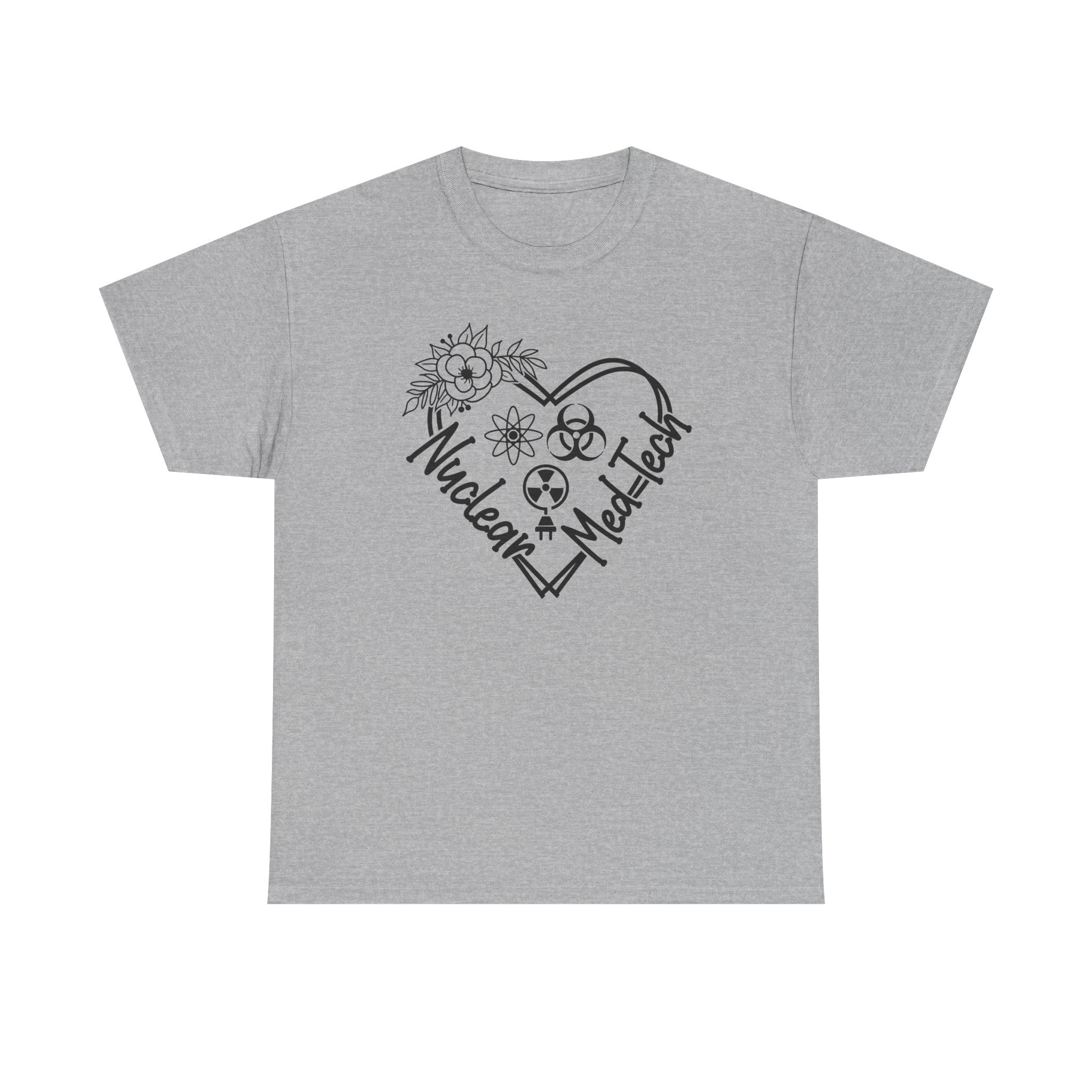 Nuclear MedTech Heart T-Shirt – Medical Tech Biohazard Pulse Graphic Tee