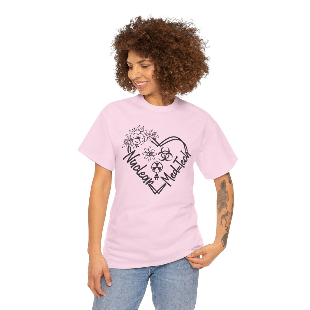 Nuclear MedTech Heart T-Shirt – Medical Tech Biohazard Pulse Graphic Tee