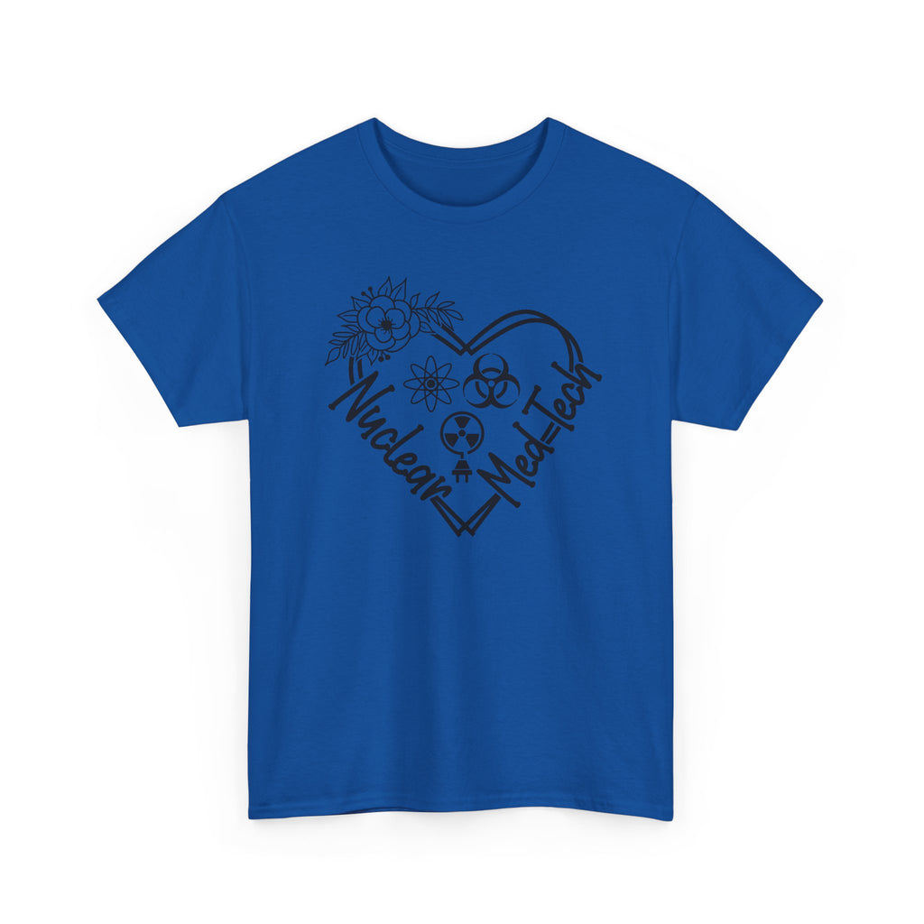 Nuclear MedTech Heart T-Shirt – Medical Tech Biohazard Pulse Graphic Tee