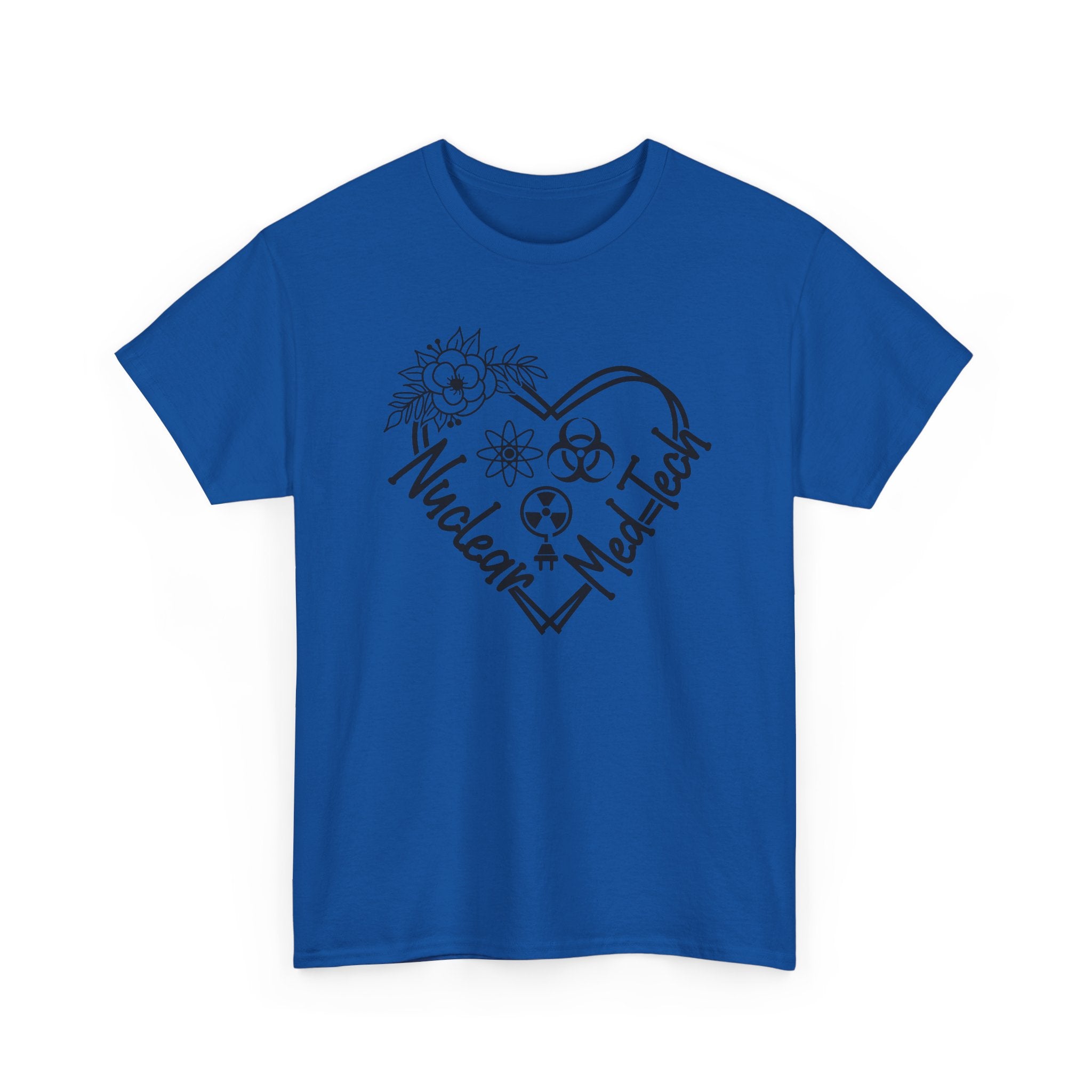 Nuclear MedTech Heart T-Shirt – Medical Tech Biohazard Pulse Graphic Tee