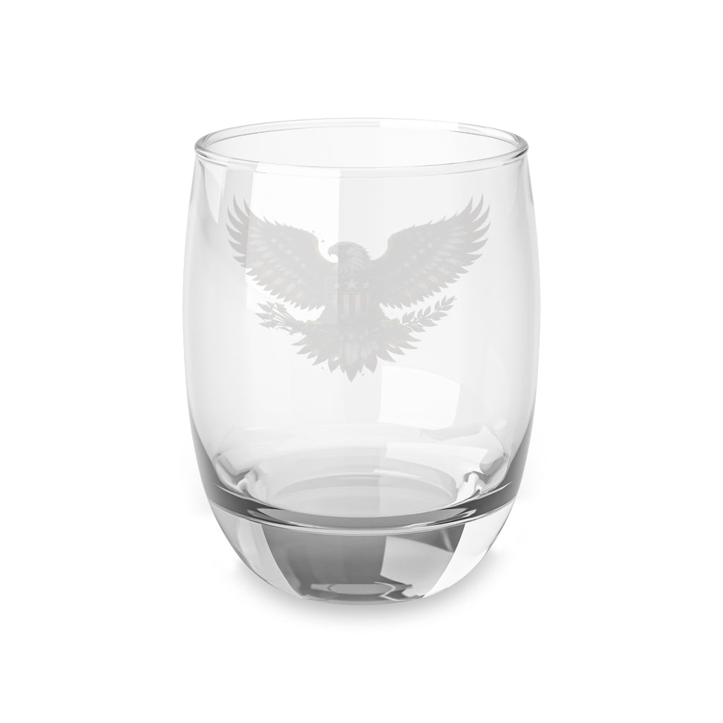 Whiskey Glass American Flas Eagle USA Patriotic