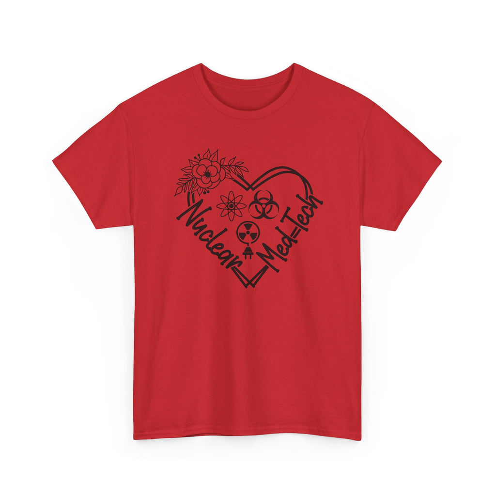 Nuclear MedTech Heart T-Shirt – Medical Tech Biohazard Pulse Graphic Tee
