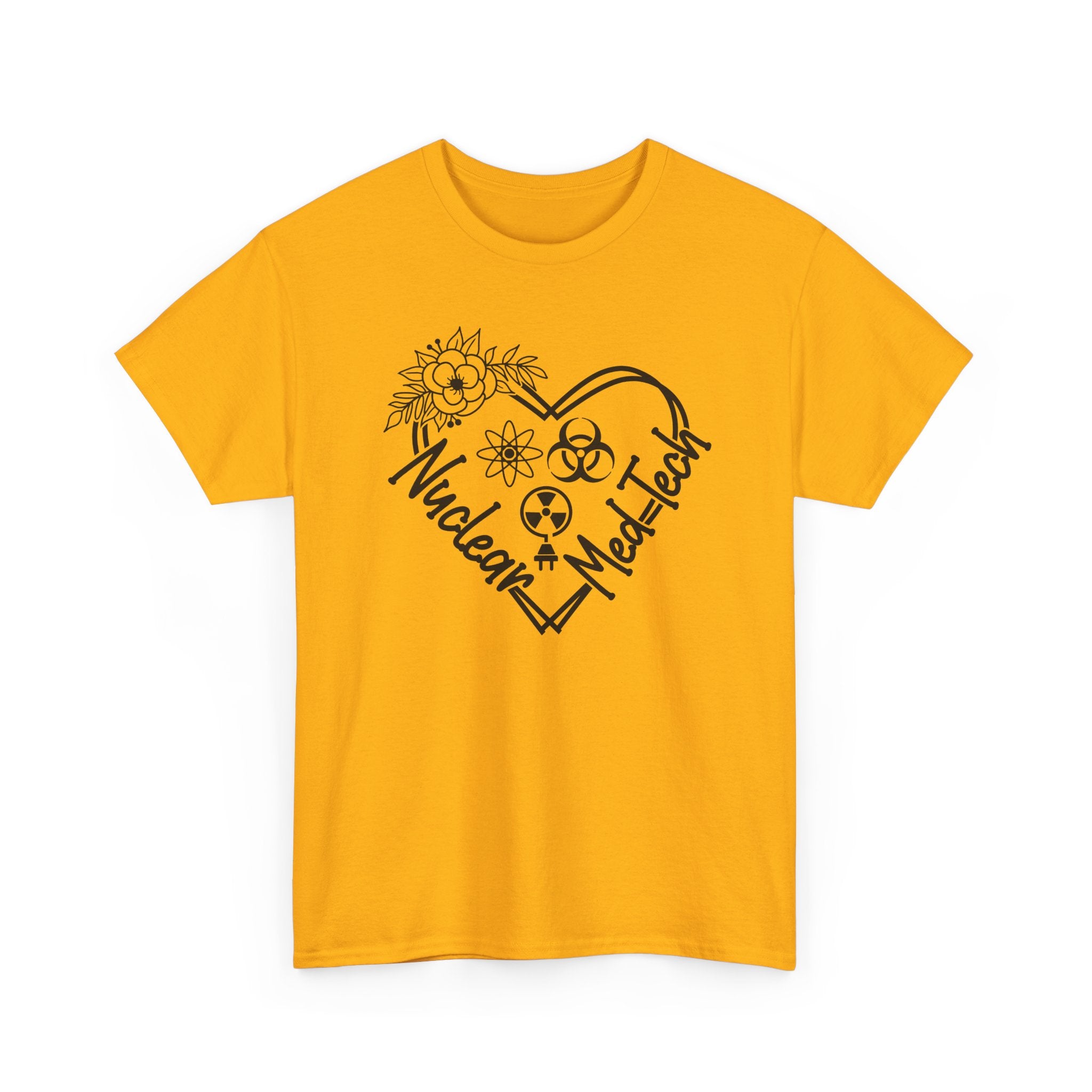 Nuclear MedTech Heart T-Shirt – Medical Tech Biohazard Pulse Graphic Tee
