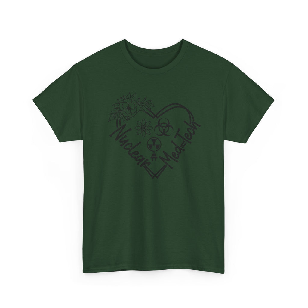 Nuclear MedTech Heart T-Shirt – Medical Tech Biohazard Pulse Graphic Tee