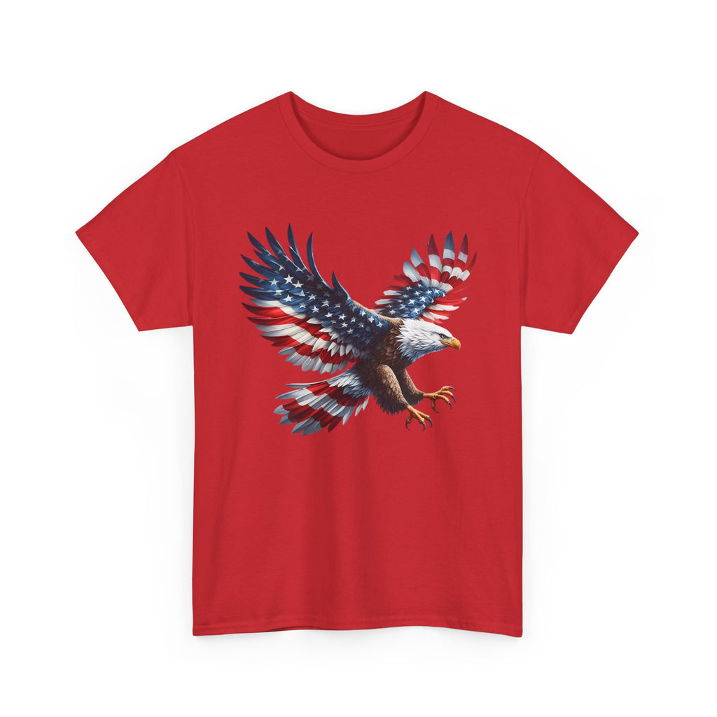 Eagle Flag T-Shirt — Patriotic Bald Eagle Graphic Tee
