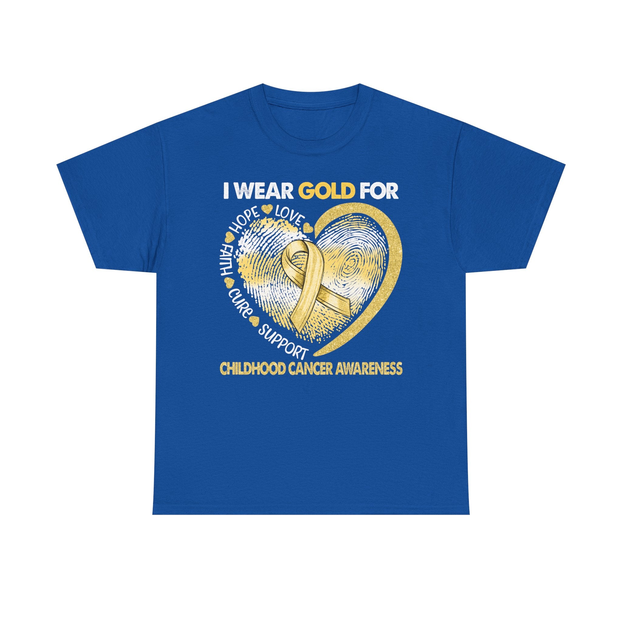 Gold Ribbon Childhood Cancer Awareness T-Shirt