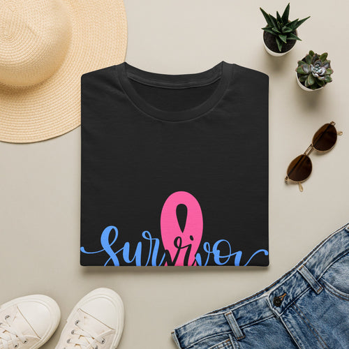 Breast Cancer Survivor T-Shirt — Pink Ribbon Survivor Tee