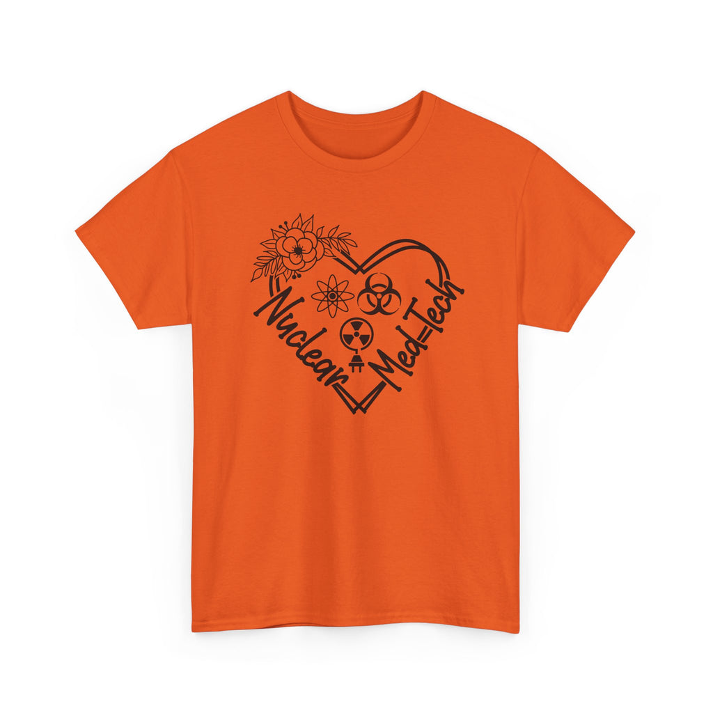 Nuclear MedTech Heart T-Shirt – Medical Tech Biohazard Pulse Graphic Tee
