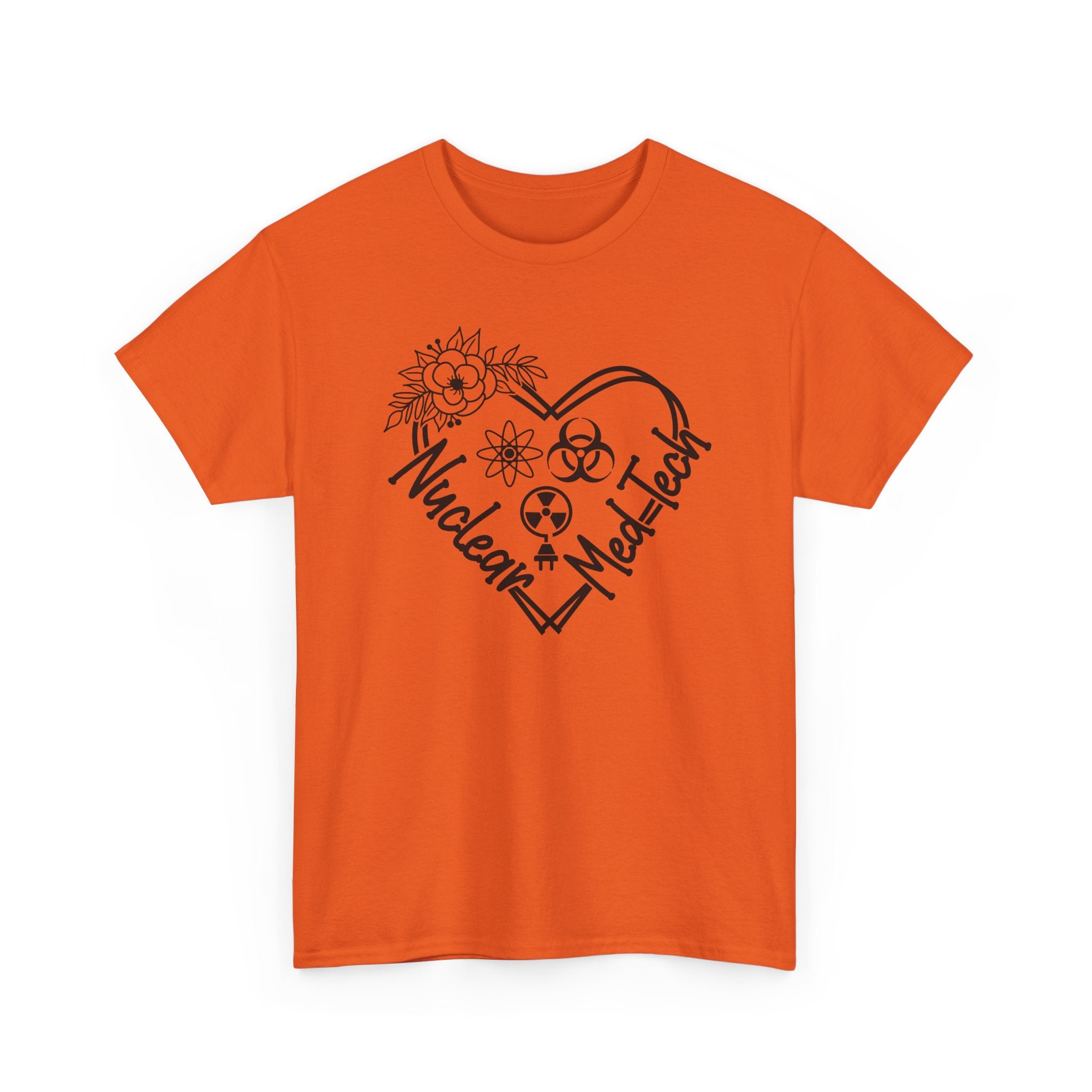 Nuclear MedTech Heart T-Shirt – Medical Tech Biohazard Pulse Graphic Tee