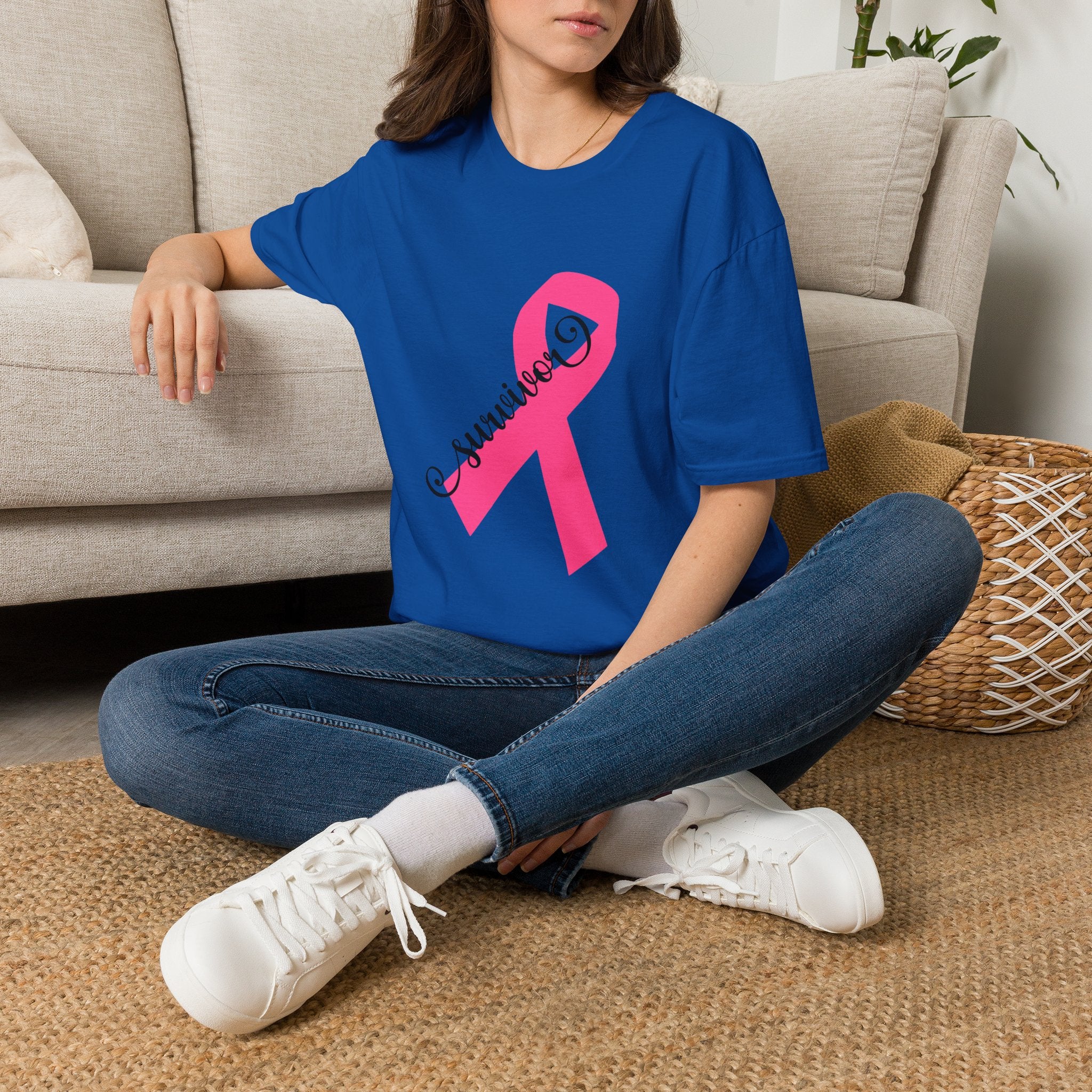 Breast Cancer Survivor Pink Ribbon T-Shirt