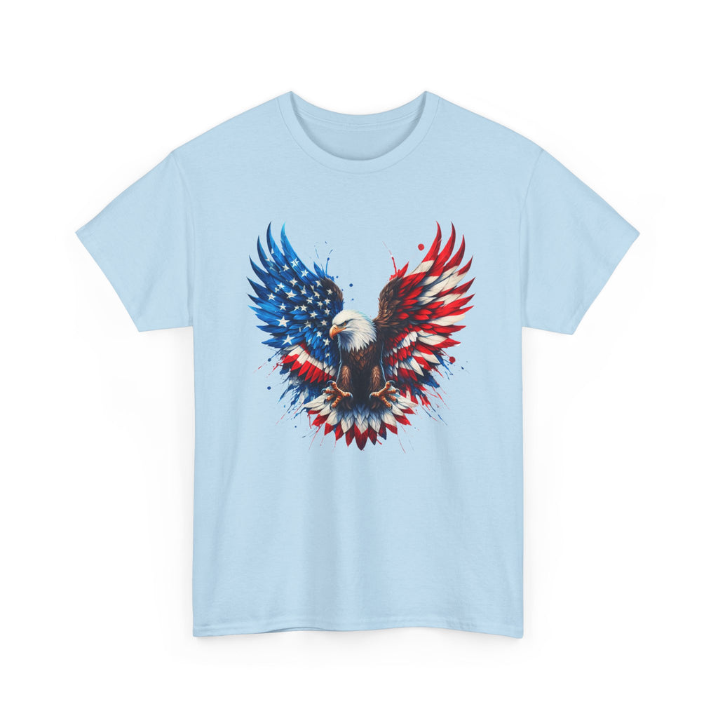 Patriotic Eagle T-Shirt — American Flag Bald Eagle Graphic Tee