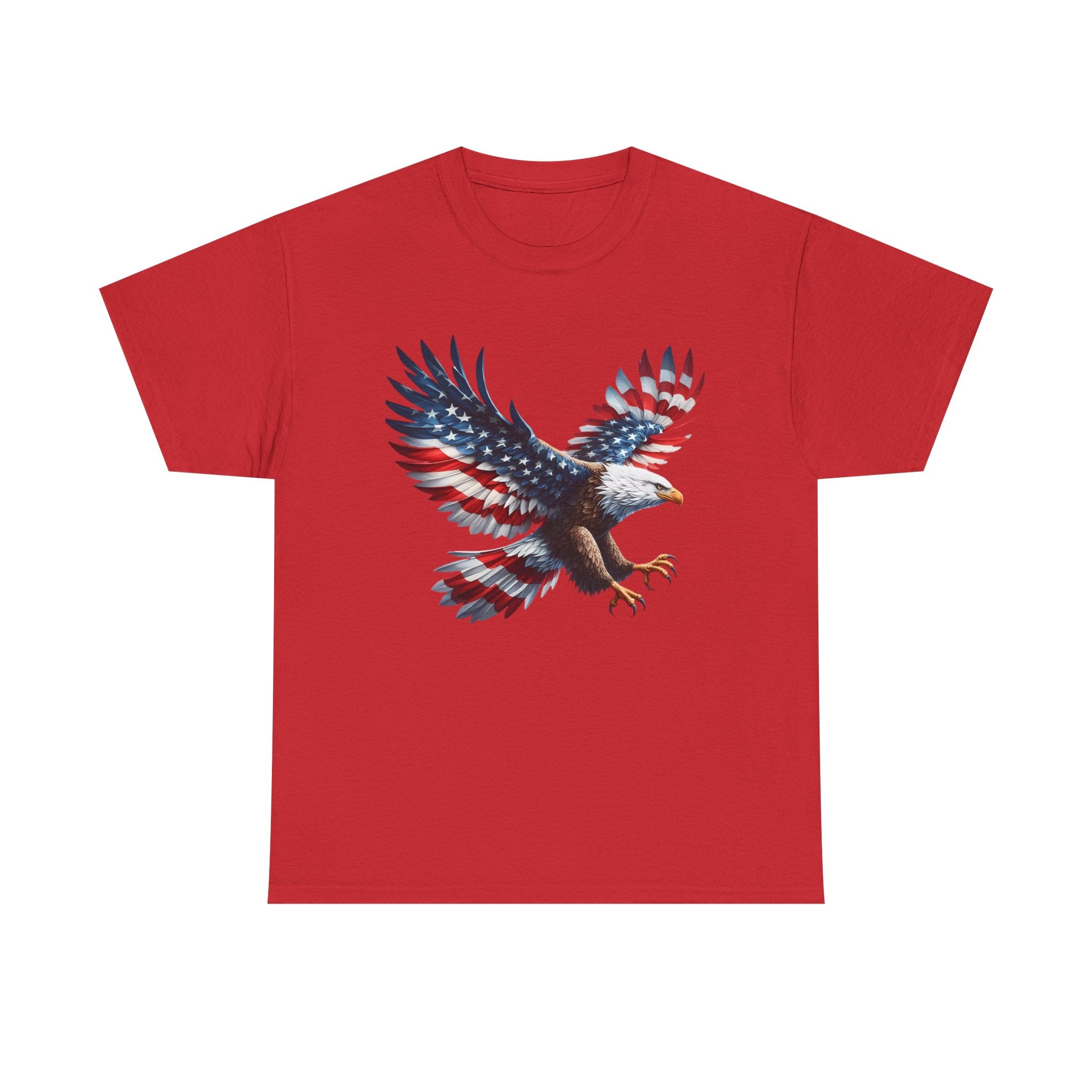 Eagle Flag T-Shirt — Patriotic Bald Eagle Graphic Tee
