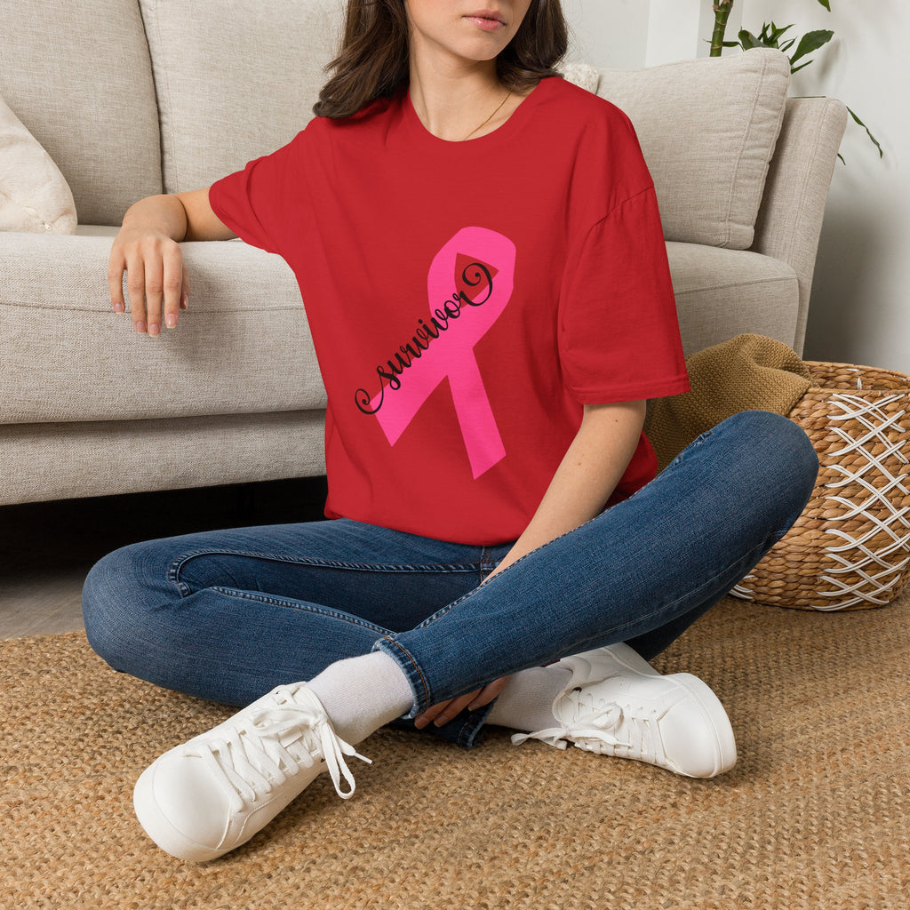 Breast Cancer Survivor Pink Ribbon T-Shirt