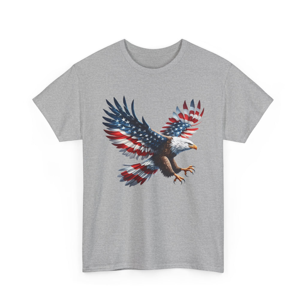 Eagle Flag T-Shirt — Patriotic Bald Eagle Graphic Tee