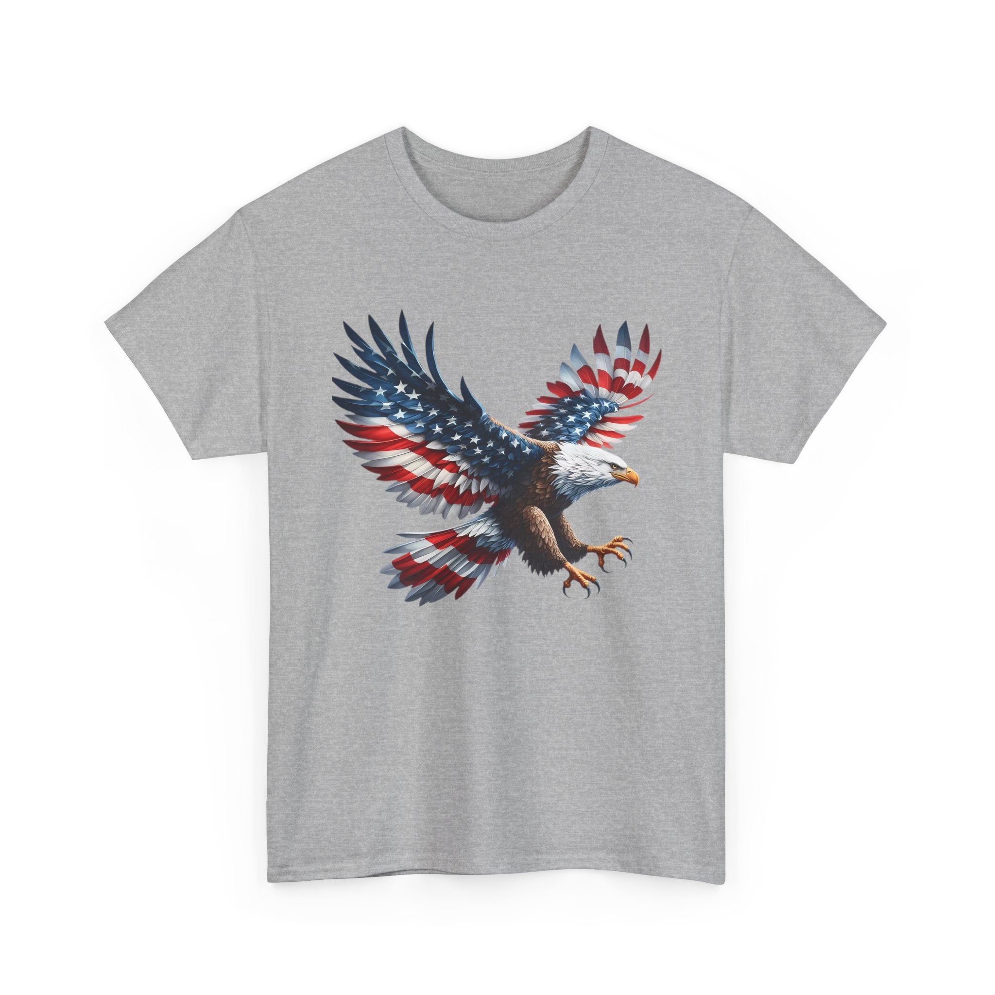 Eagle Flag T-Shirt — Patriotic Bald Eagle Graphic Tee