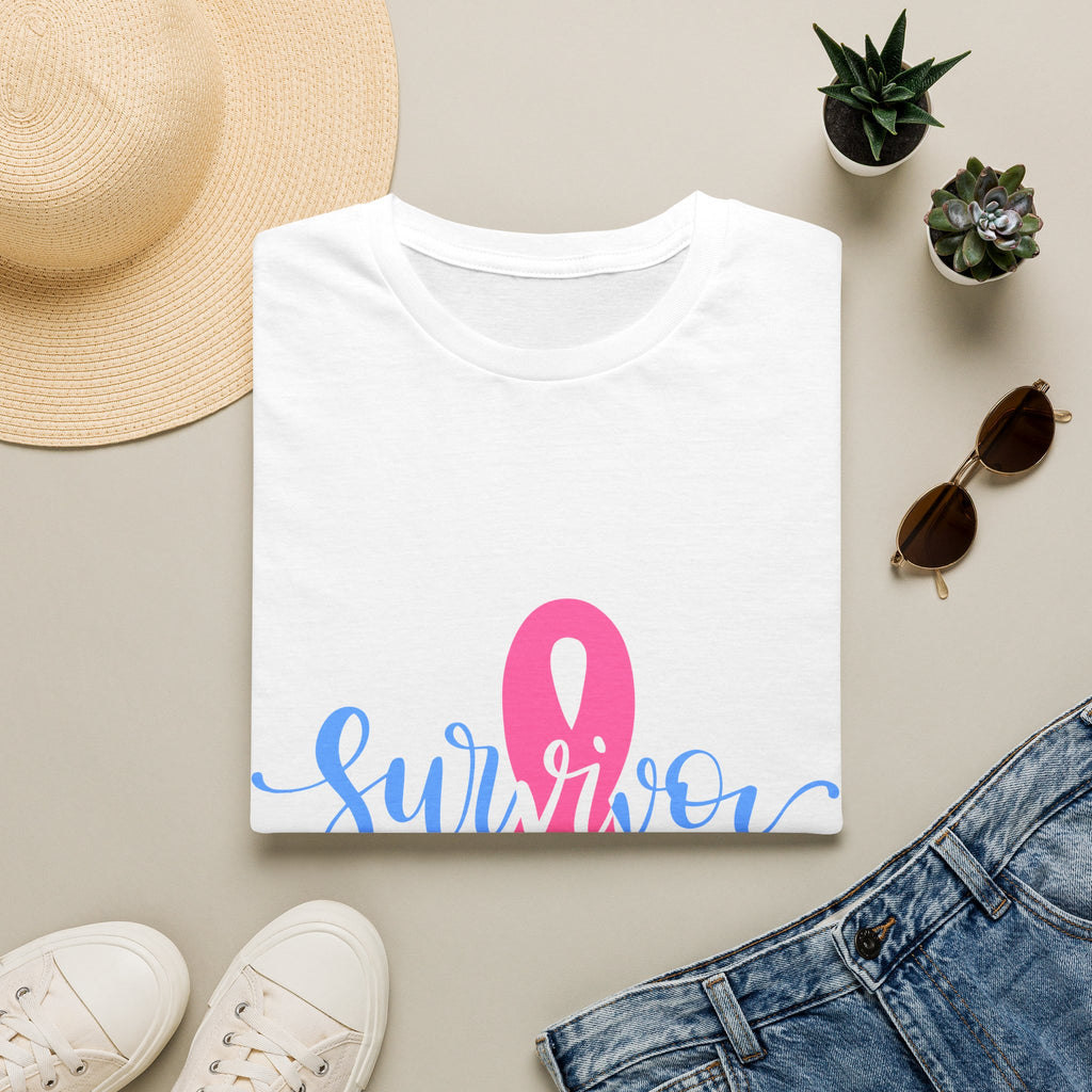 Breast Cancer Survivor T-Shirt — Pink Ribbon Survivor Tee