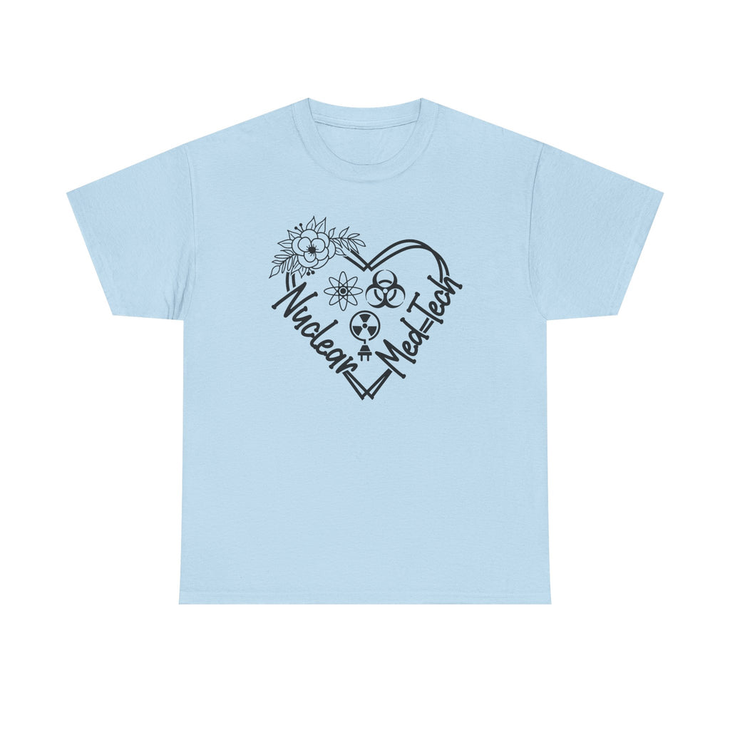 Nuclear MedTech Heart T-Shirt – Medical Tech Biohazard Pulse Graphic Tee