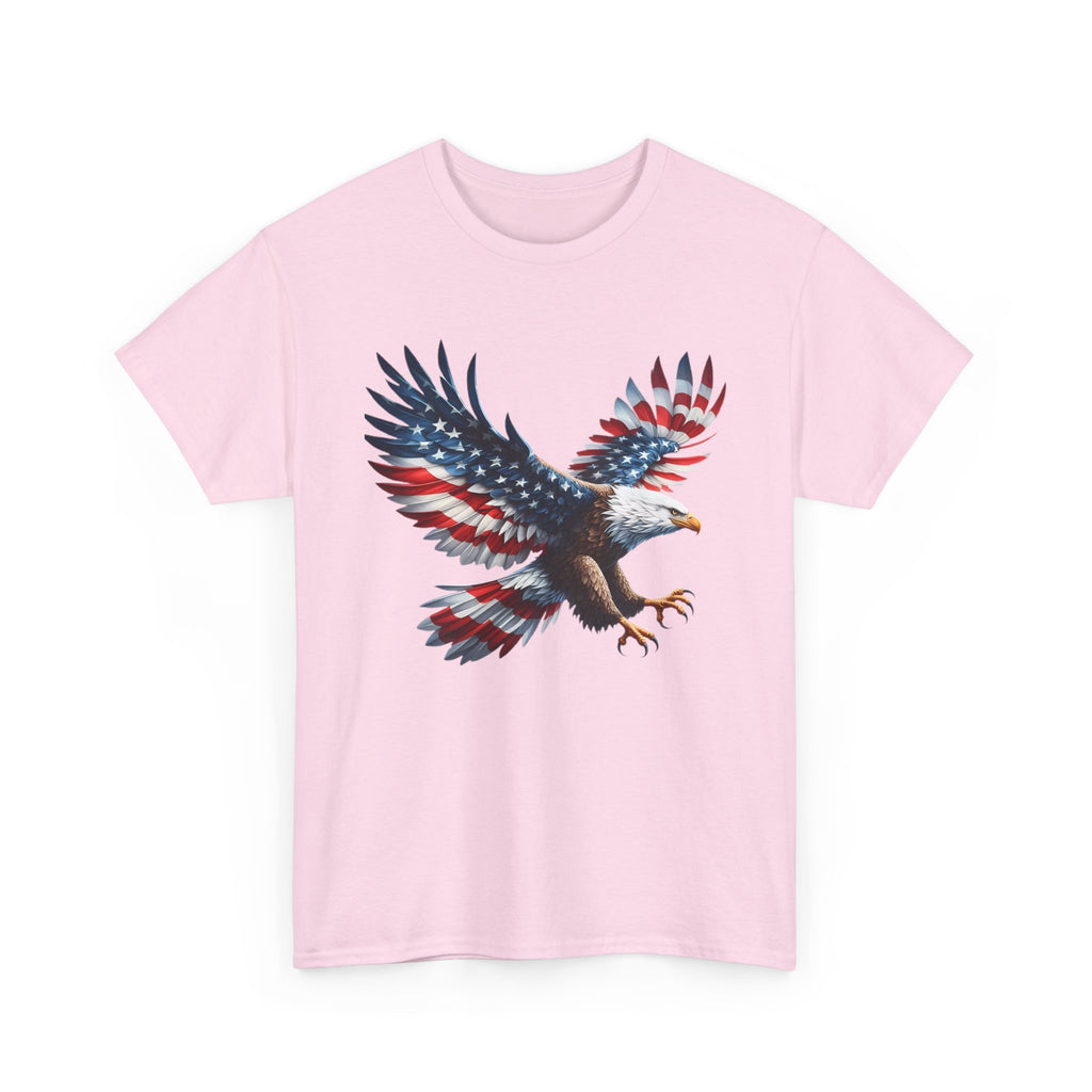 Eagle Flag T-Shirt — Patriotic Bald Eagle Graphic Tee