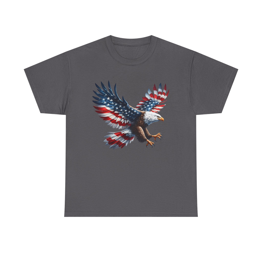 Eagle Flag T-Shirt — Patriotic Bald Eagle Graphic Tee