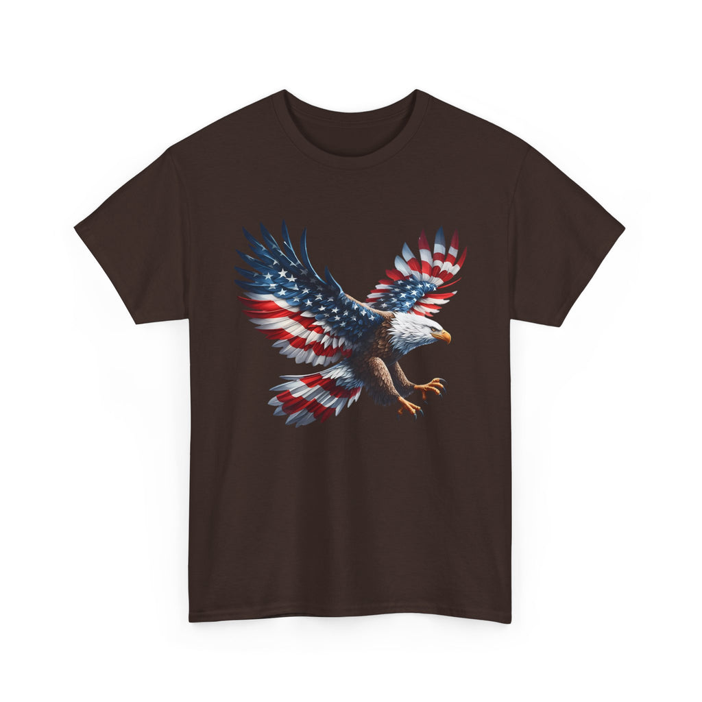 Eagle Flag T-Shirt — Patriotic Bald Eagle Graphic Tee