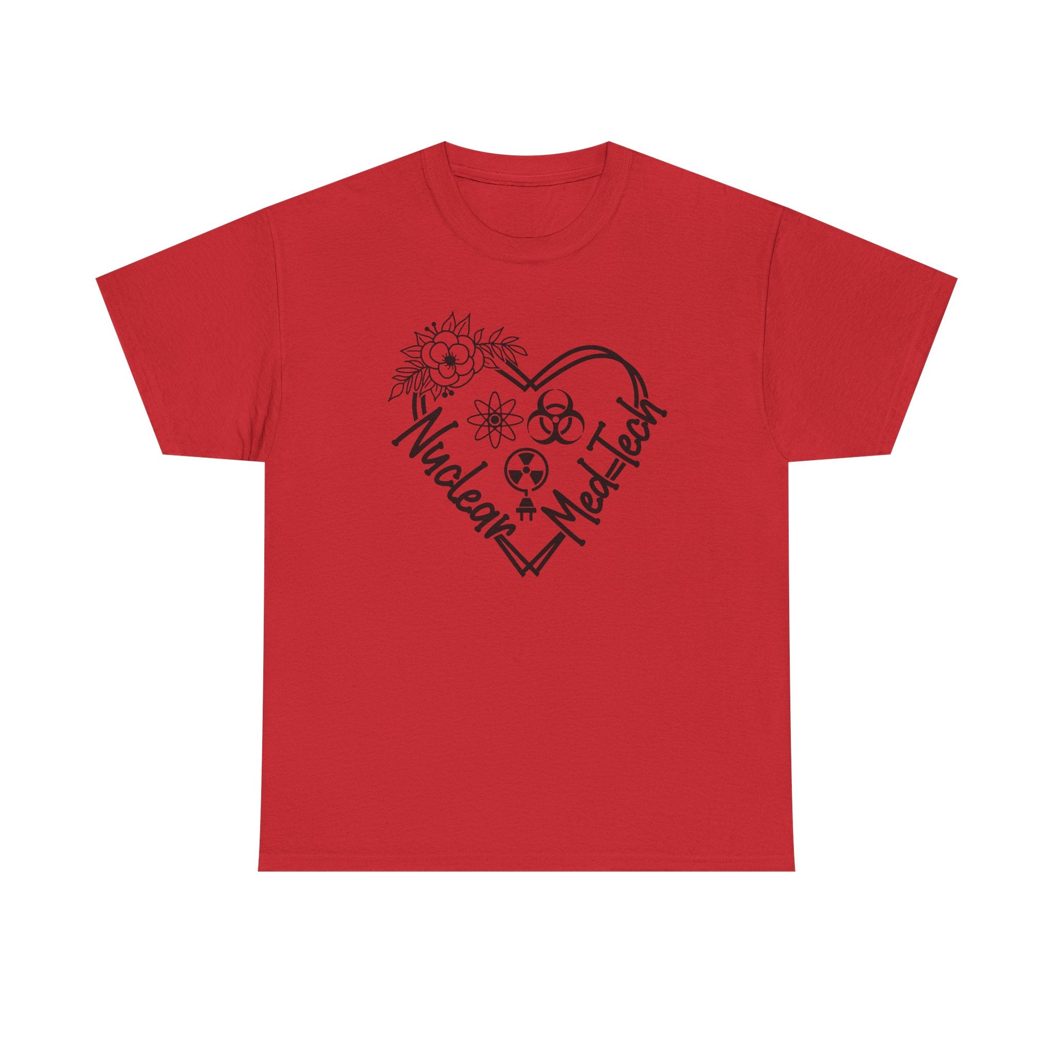 Nuclear MedTech Heart T-Shirt – Medical Tech Biohazard Pulse Graphic Tee