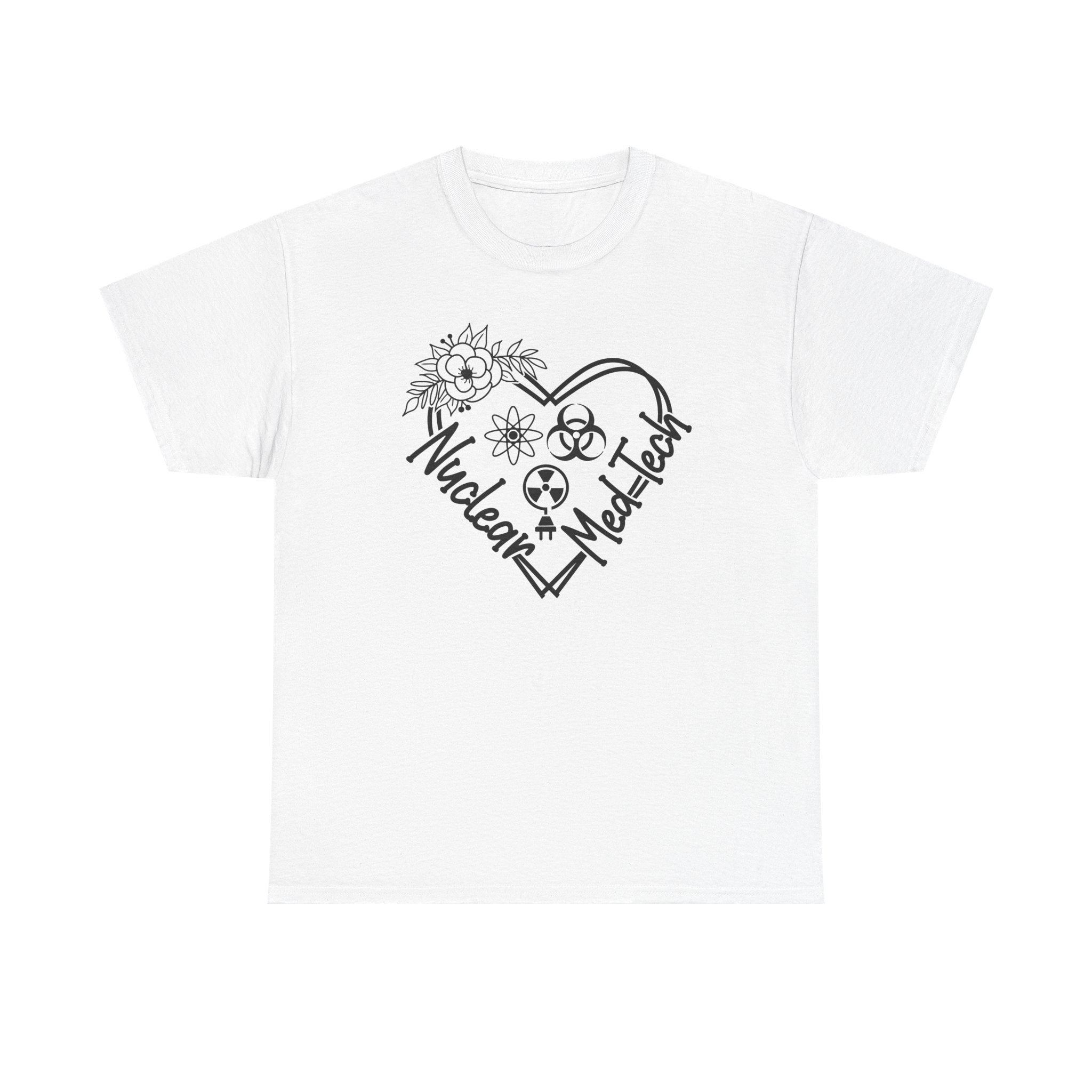 Nuclear MedTech Heart T-Shirt – Medical Tech Biohazard Pulse Graphic Tee