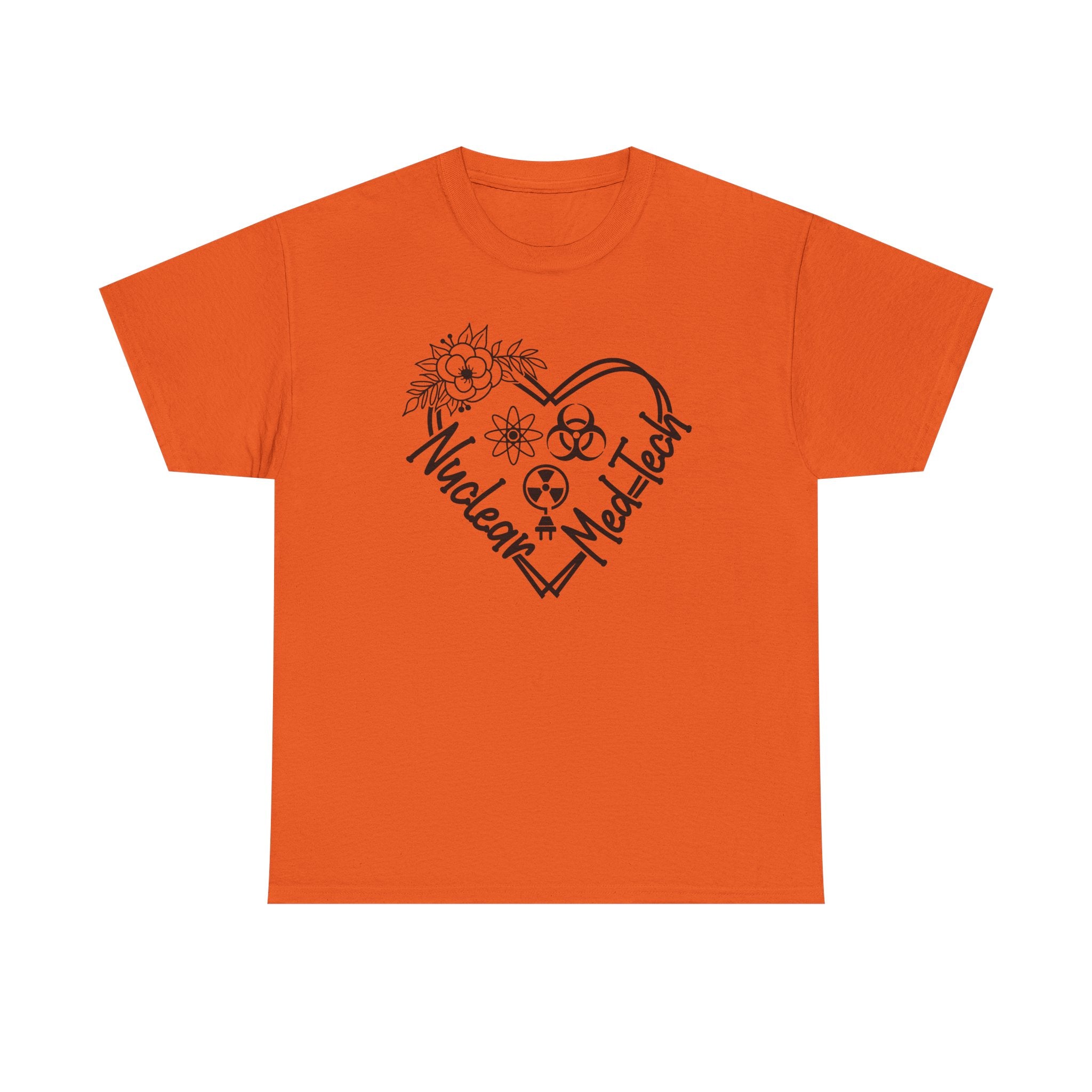 Nuclear MedTech Heart T-Shirt – Medical Tech Biohazard Pulse Graphic Tee