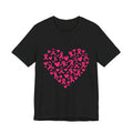 Breast Cancer Awareness Ribbon Heart Tee