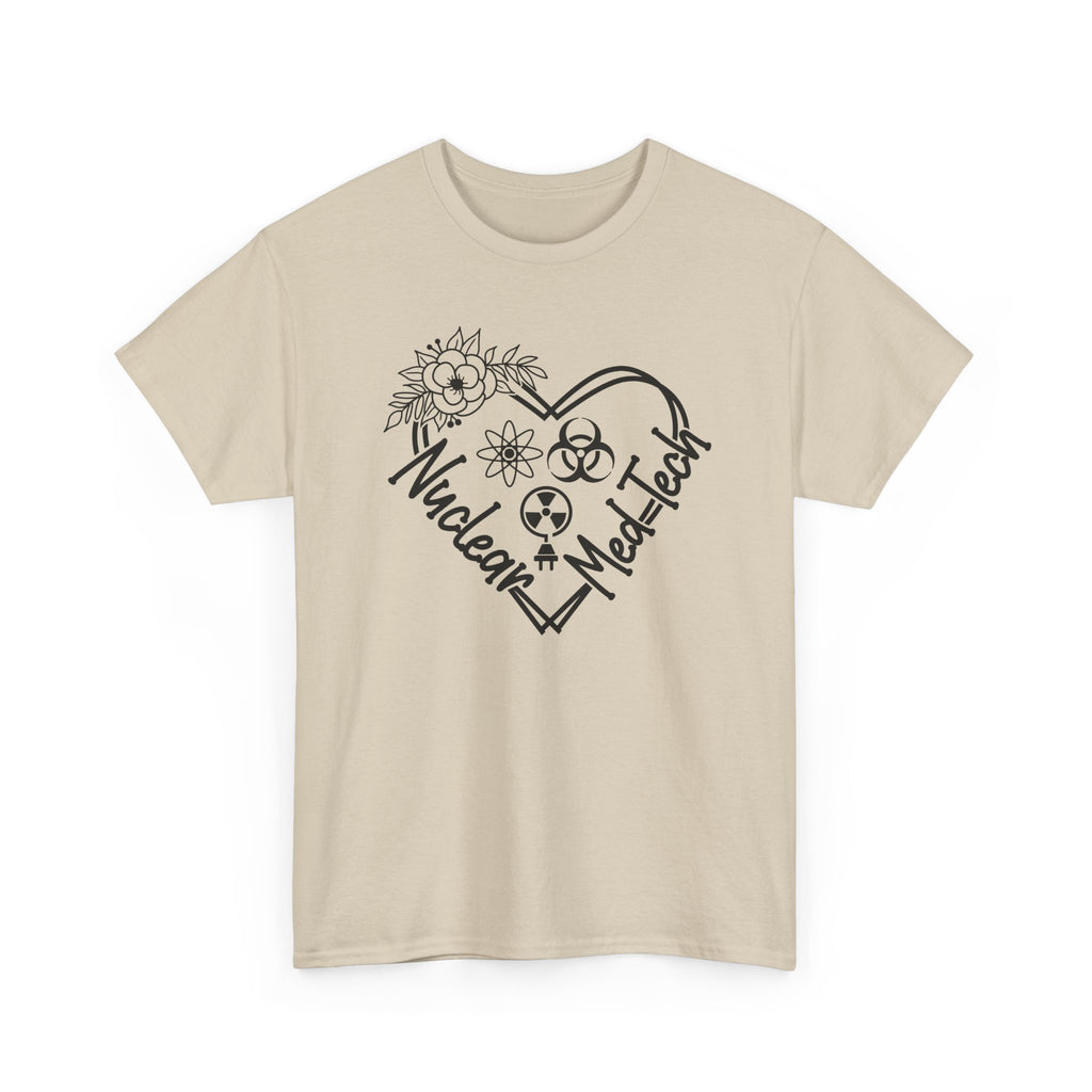 Nuclear MedTech Heart T-Shirt – Medical Tech Biohazard Pulse Graphic Tee