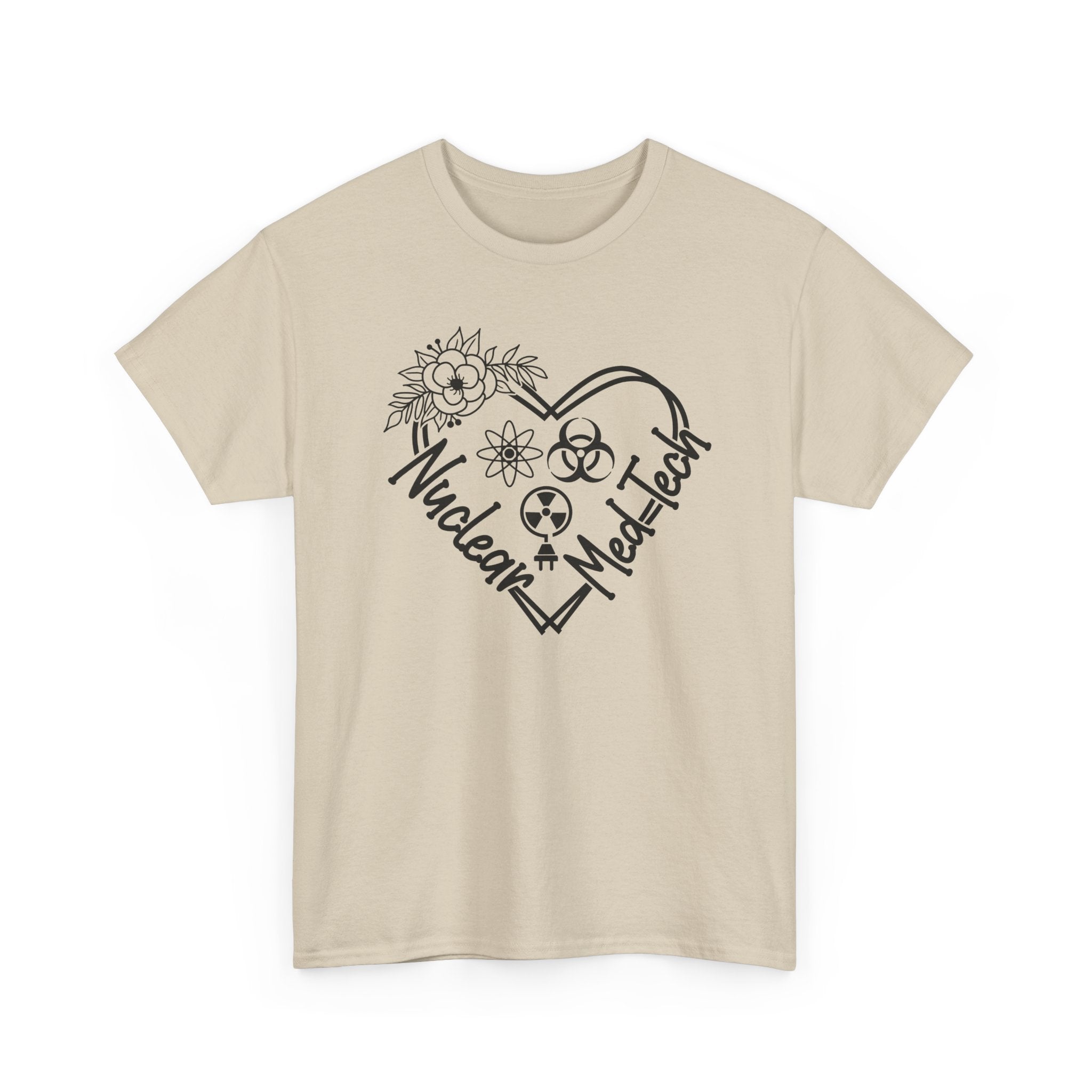 Nuclear MedTech Heart T-Shirt – Medical Tech Biohazard Pulse Graphic Tee