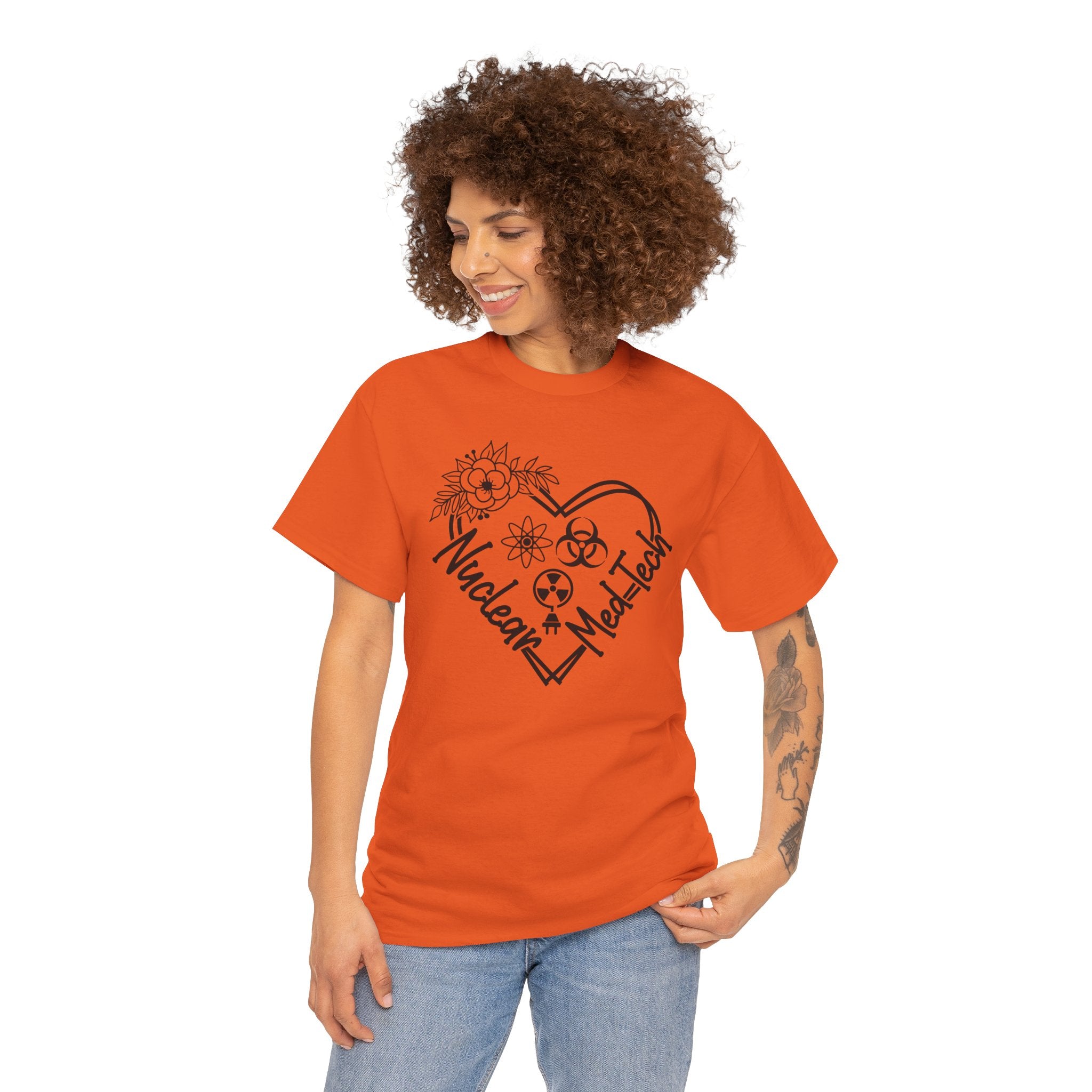 Nuclear MedTech Heart T-Shirt – Medical Tech Biohazard Pulse Graphic Tee
