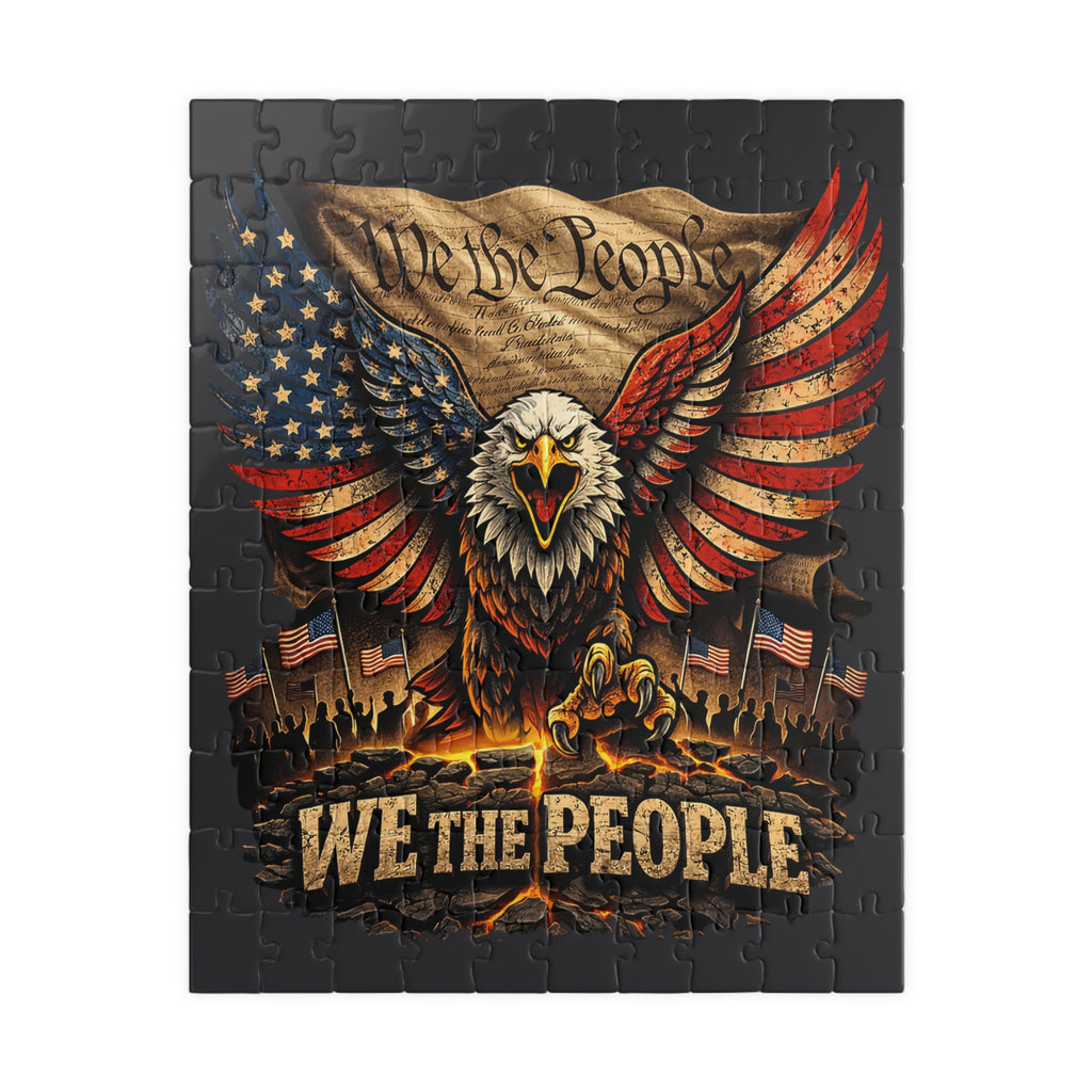 Patriotic Eagle 'We The People' Jigsaw Puzzle — American Flag Puzzle (110–1014 pcs)