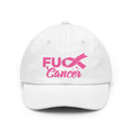 Cancer Support Dad Hat — “F**k Cancer” Pink Ribbon Baseball Cap