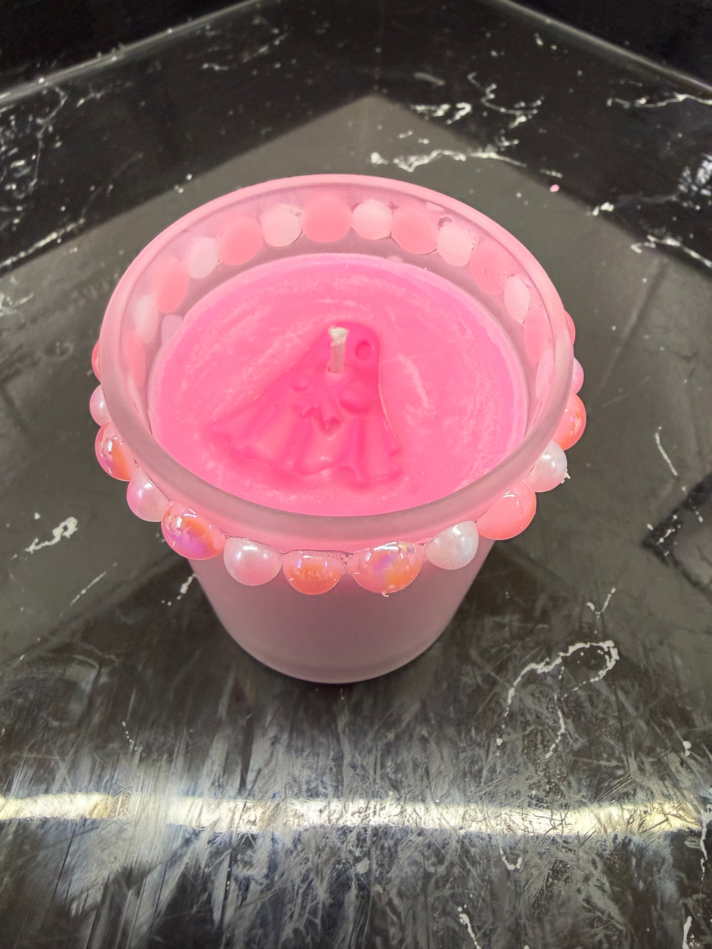Breast Cancer Awareness Soy candle - scent varies - Soy grown in the USA - Random design/Color