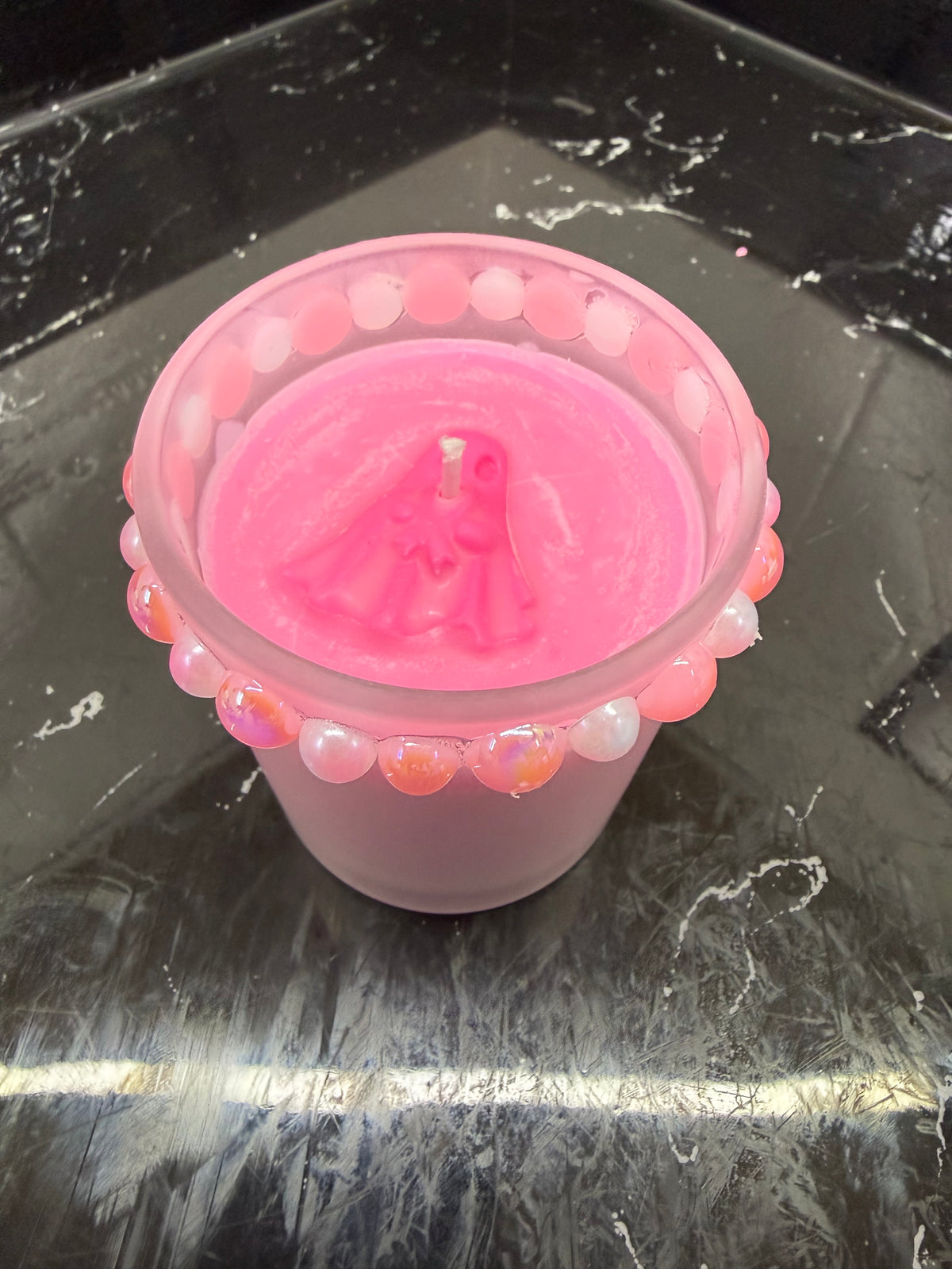 Breast Cancer Awareness Soy candle - scent varies - Soy grown in the USA - Random design/Color
